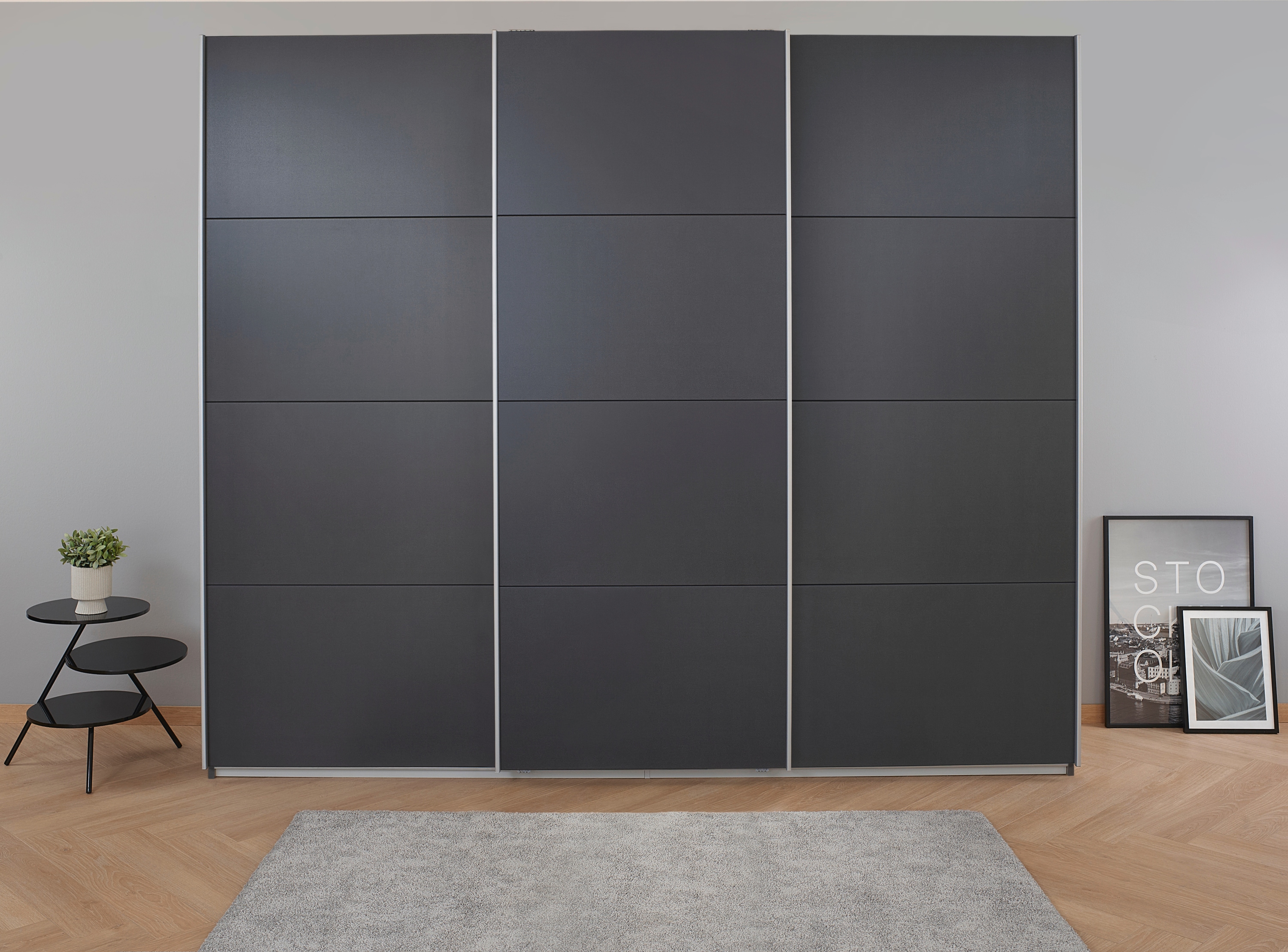 OTTO home Kleiderschrank "Mehrzweckschrank Aktenschrank Möbel Mietswohnung Schlafzimmer KOLUNA" 3 Ausstattungen BASIC/CLASSIC/PREMIUM (inkl. SOFT-CLOSE-FUNKTION), Breiten 203/271/315/360 cm Höhen 210/229 Dekor-Front MADE IN GERMANY