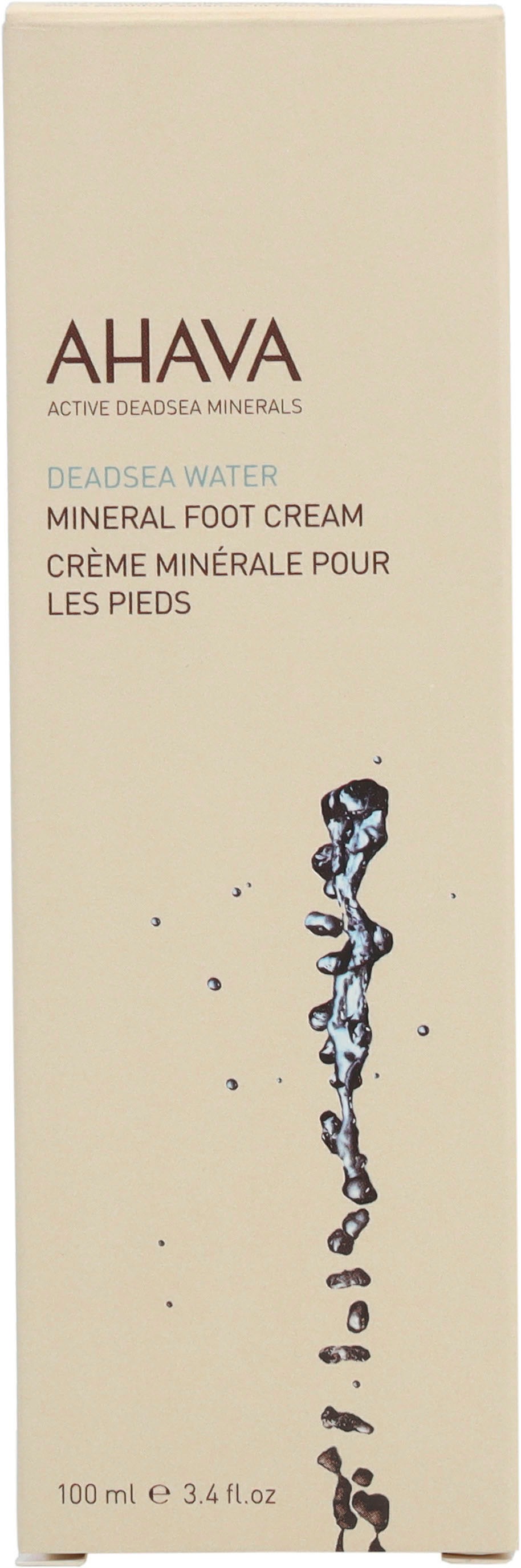 AHAVA Fußcreme »Deadsea Water Mineral Foot Cream«, Erneuert raue Haut und schließt Hautrisse, mit wichtigen Mineralien.