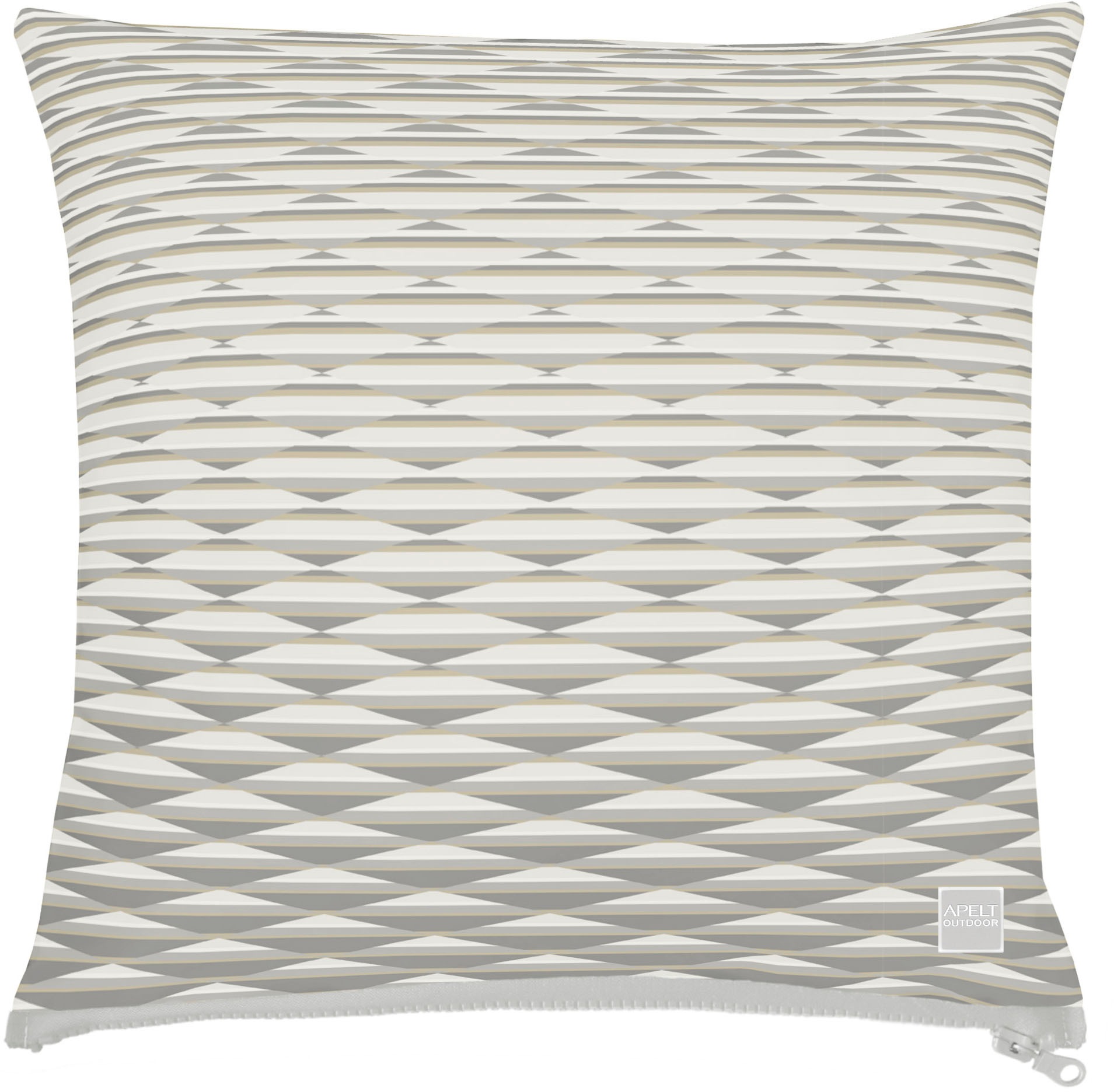 Dekokissen APELT, B:48cm H:5cm L:48cm, grau, Obermaterial: 100% Polyacryl. Füllung: 100% Polyester, Dekokissen_Sitzkissen_Kissenhüllen, "3909"