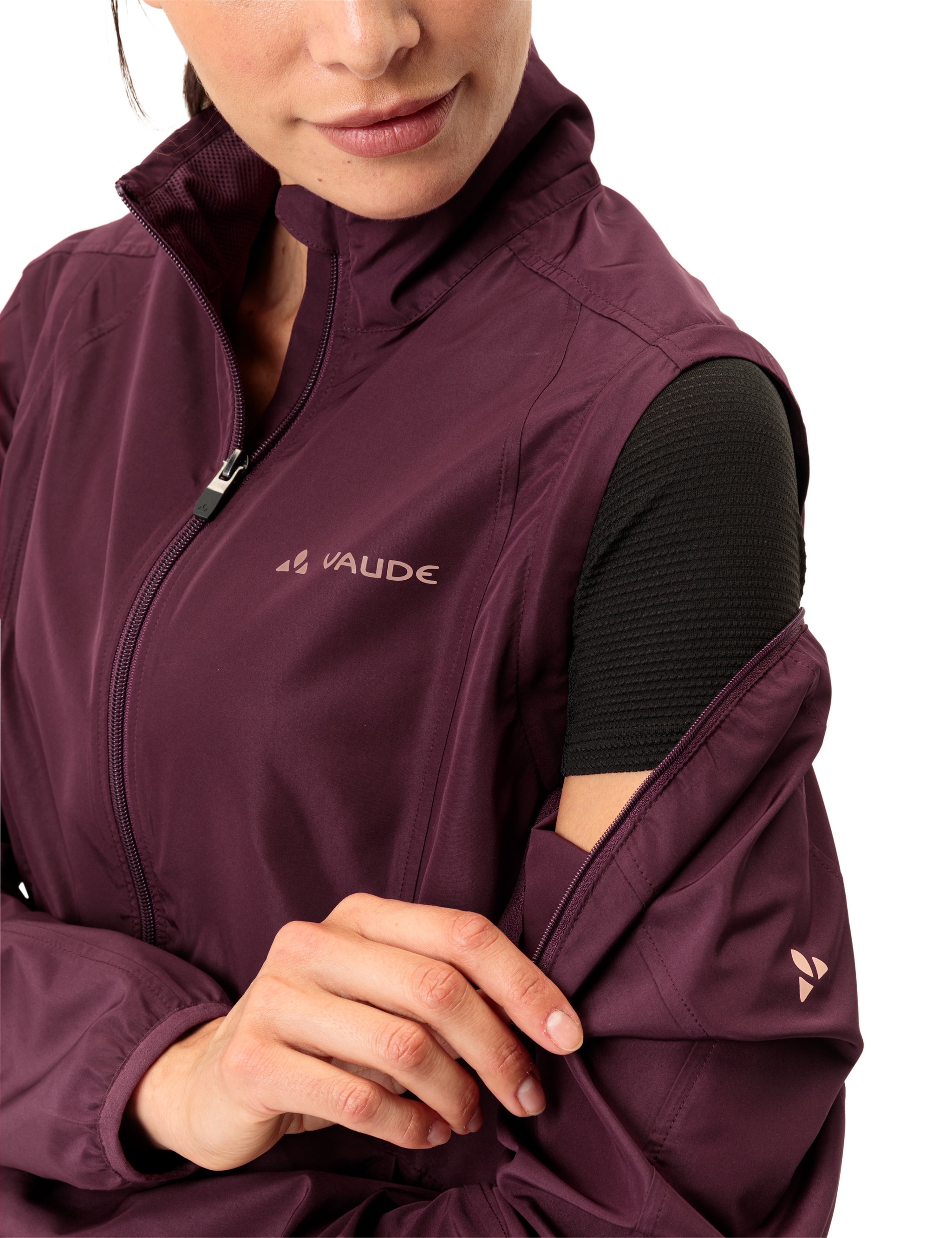 VAUDE Fahrradjacke »WOMEN'S DUNDEE CLASSIC ZO JACKET«, Windabweisend & Wasserabweisend & Atmungsaktiv