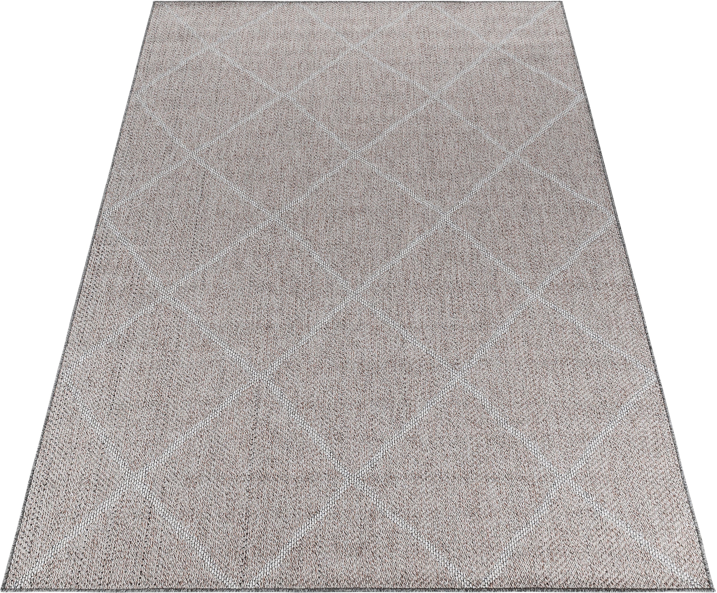 Ayyildiz Teppiche Teppich »Mambo Outdoor auf Wohnzimmer 2000«, Rechnung | und rechteckig, In- BAUR geeignet