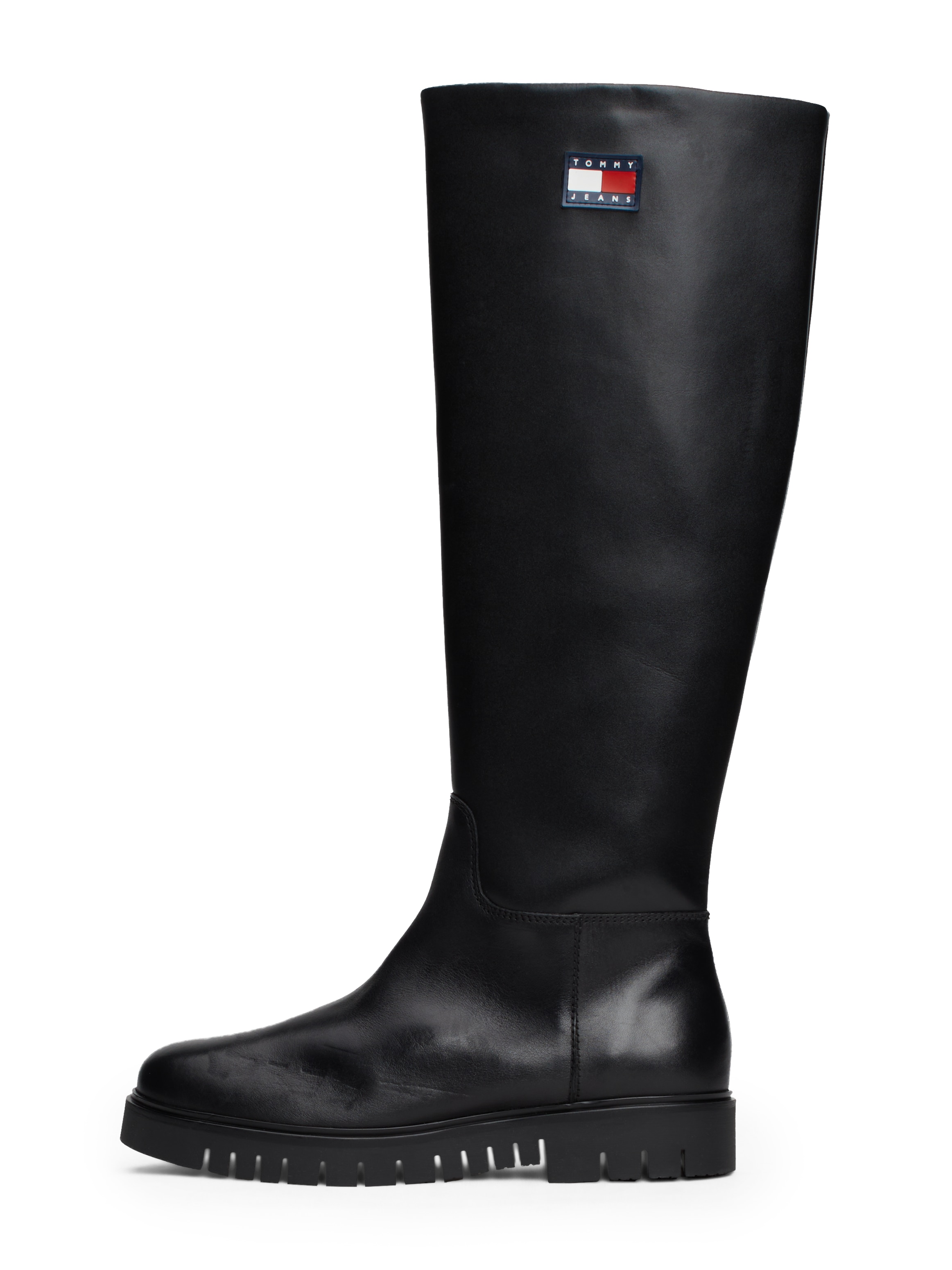 Stiefel »TJW LONG SHAFT BOOT«, Blockabsatz, Langschaftstiefe, Stiefel mit seitlichem Logo