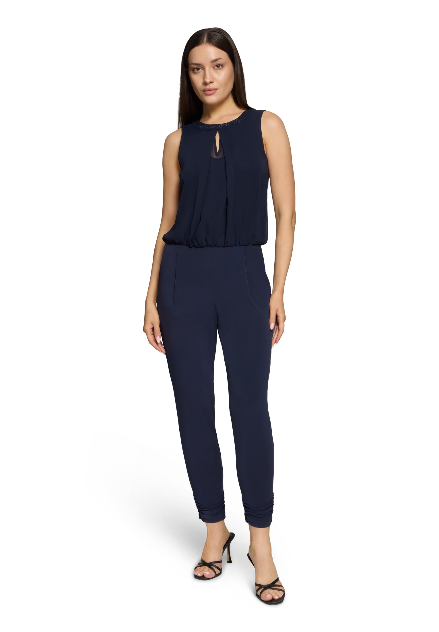 Vera Mont Overall "Damen Jumpsuit mit Cut-Outs" 1 Stk. tlg. Cut-Outs günstig online kaufen