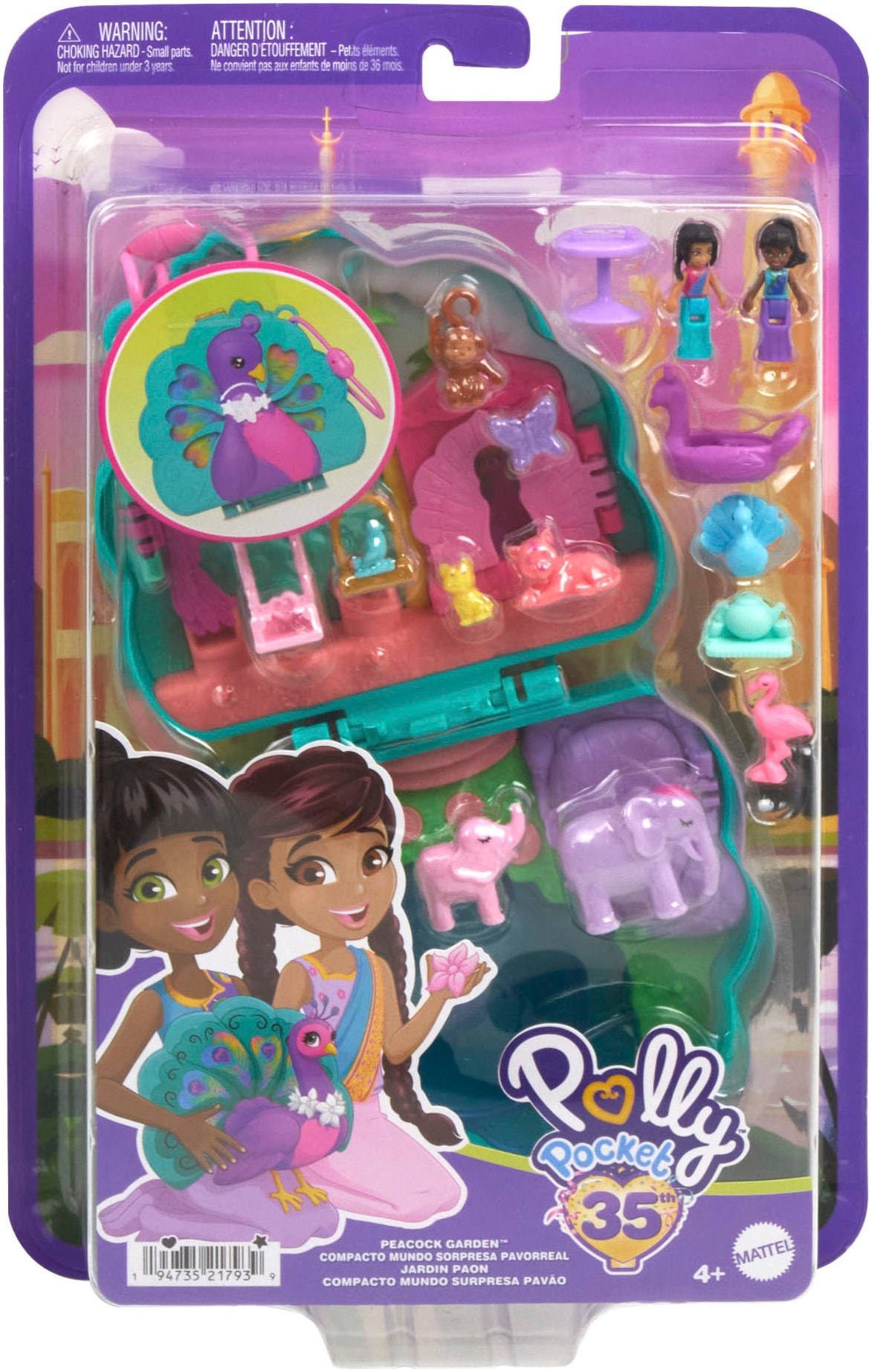 Polly Pocket Spielwelt »Peacock Garden-Schatulle«