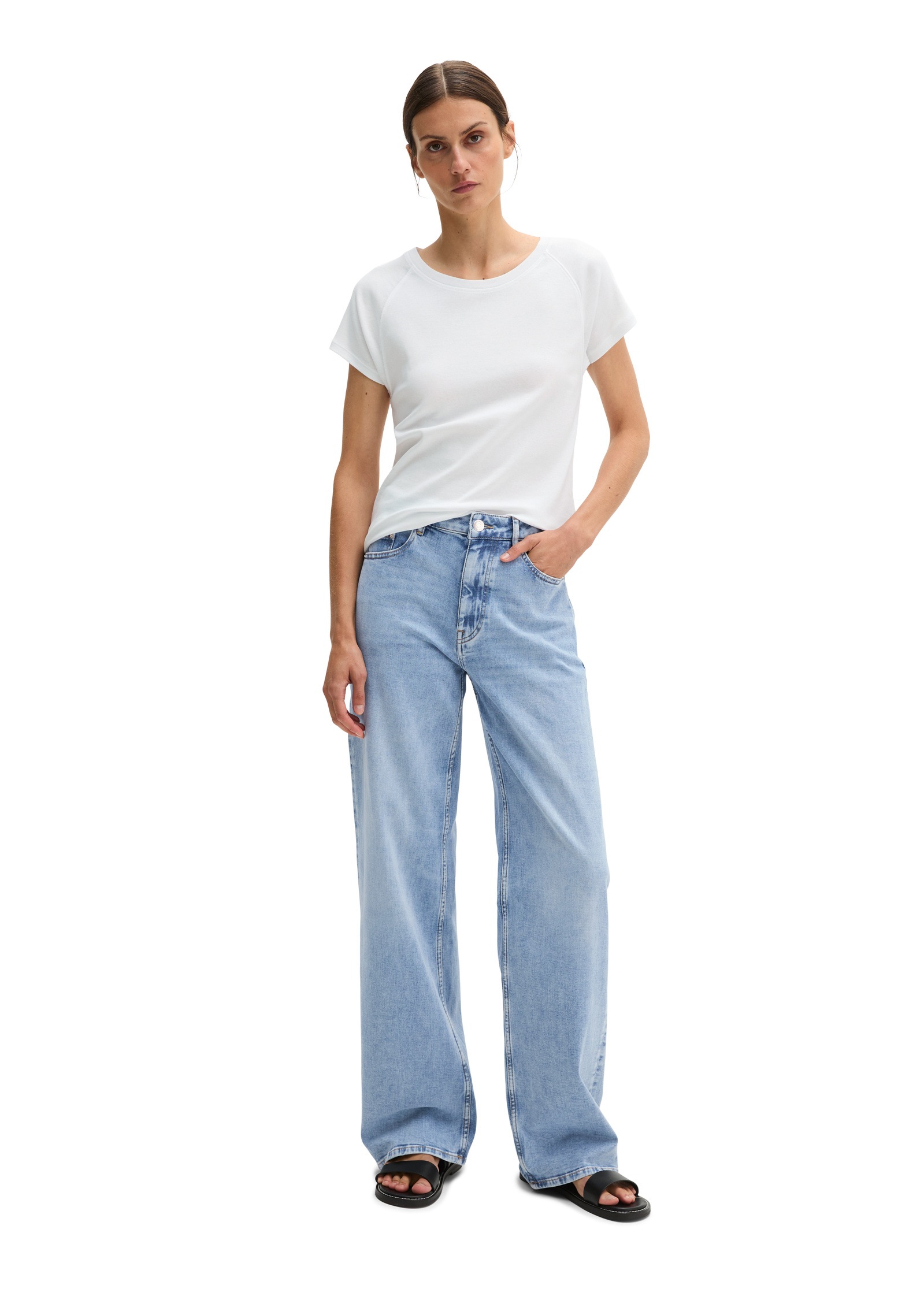 Marc O'Polo Weite Jeans »aus Cashmere Touch Denim«
