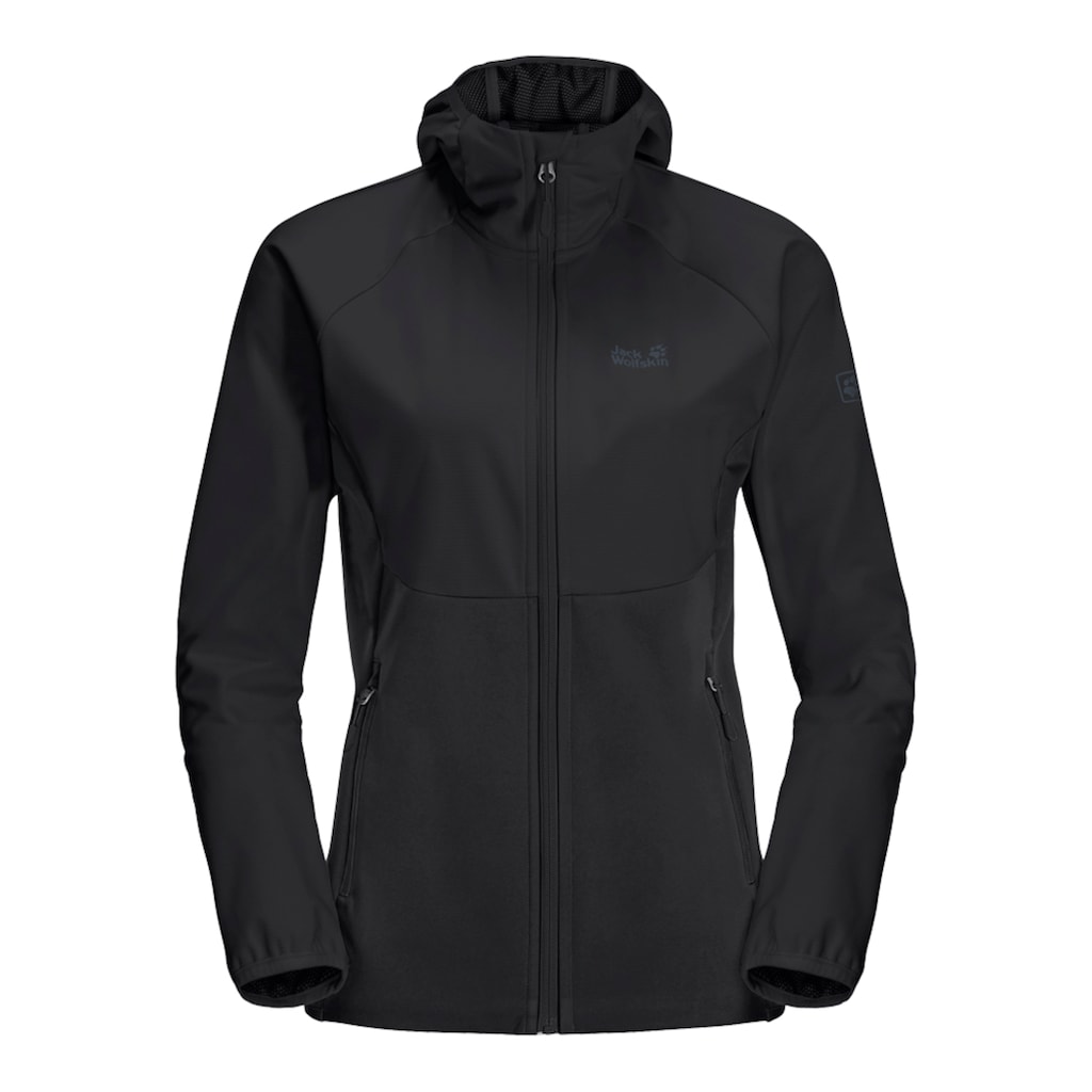 Jack Wolfskin Softshelljacke »GO HIKE SOFTSHELL W«, mit Kapuze