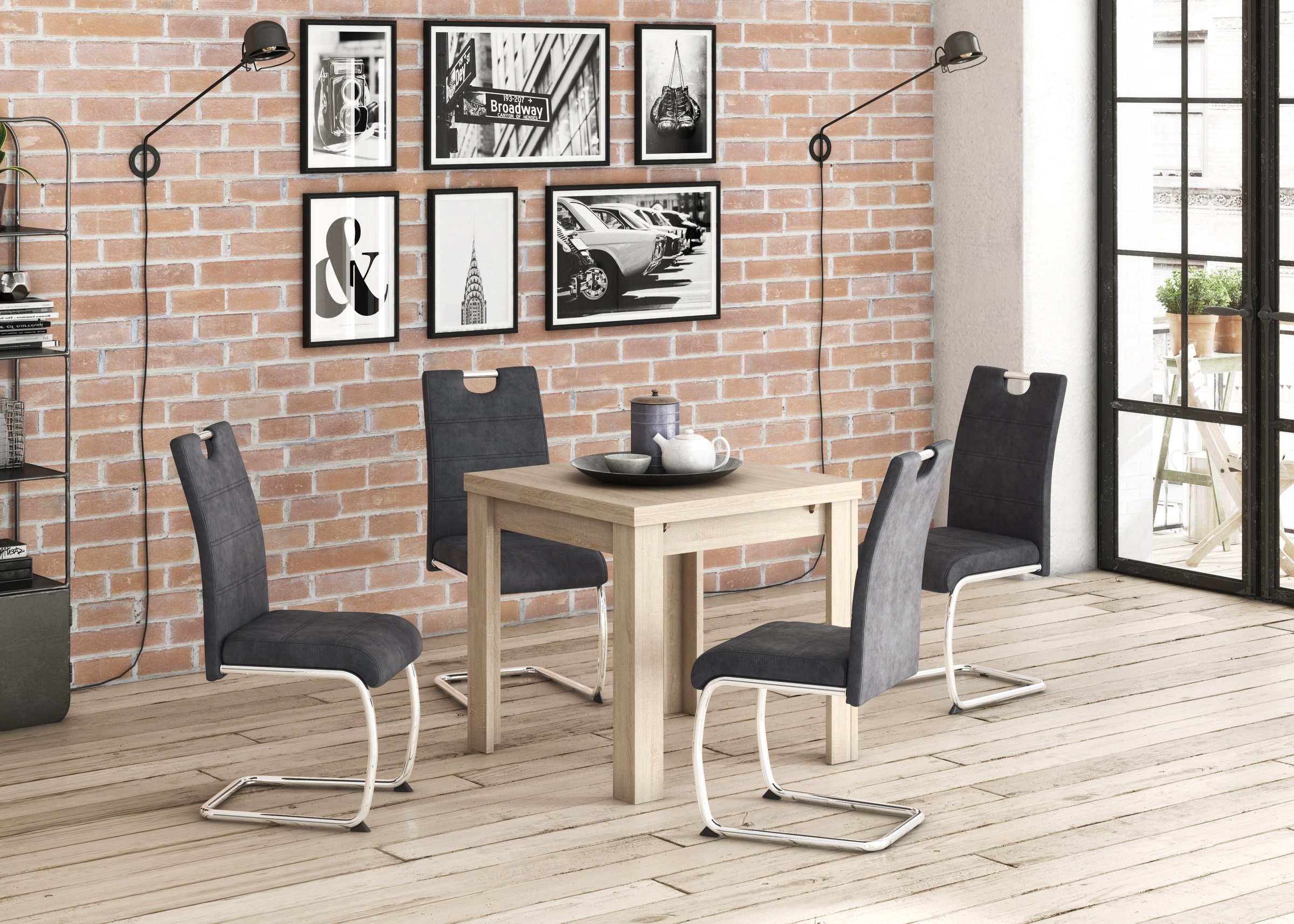 Mäusbacher Esstisch »Monti«, BESTSELLER!, Tisch, Küchentisch, Auszugstisch ausziehbar auf 136 cm