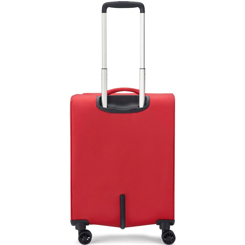 RONCATO Handgepäck-Trolley »Joy Carry-on, 55 cm, erweiterbar, rot«, 4 Rollen, Weichgepäck-Koffer Reisegepäck mit Volumenerweiterung und TSA Schloss