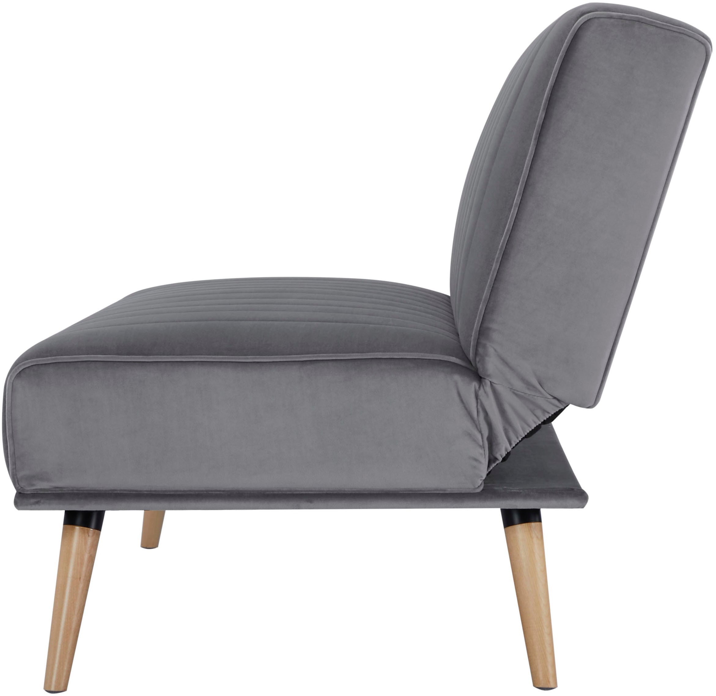 INOSIGN Schlafsofa »LUMINARA Gästesofa, Bettsofa, Couch mit Schlaffunktion, Loungesofa«, durch verstellbare Rückenlehne u. Bettfunktion, Webstoff-Bezug