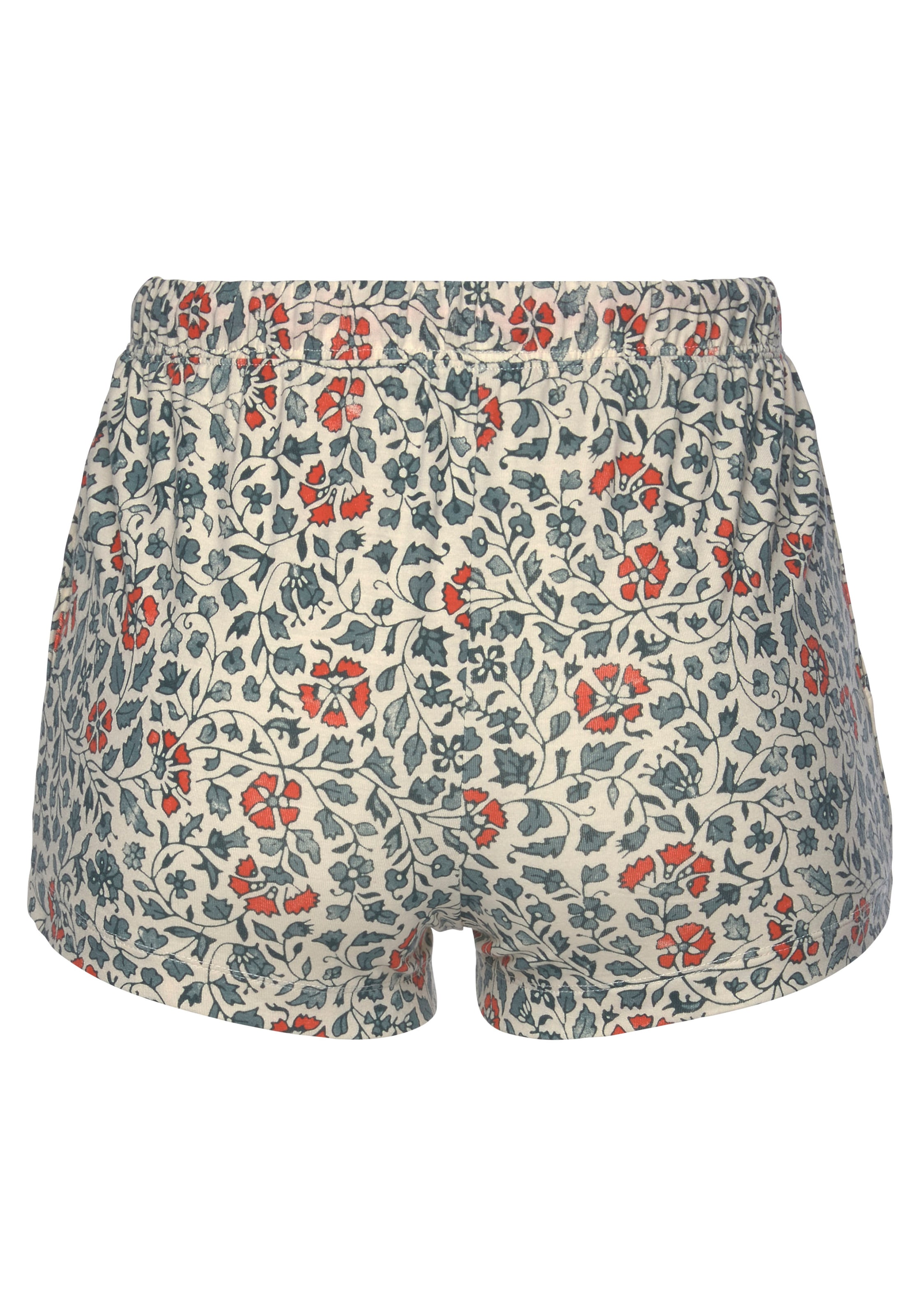 LASCANA Schlafshorts, im Blumen Allover-Druck