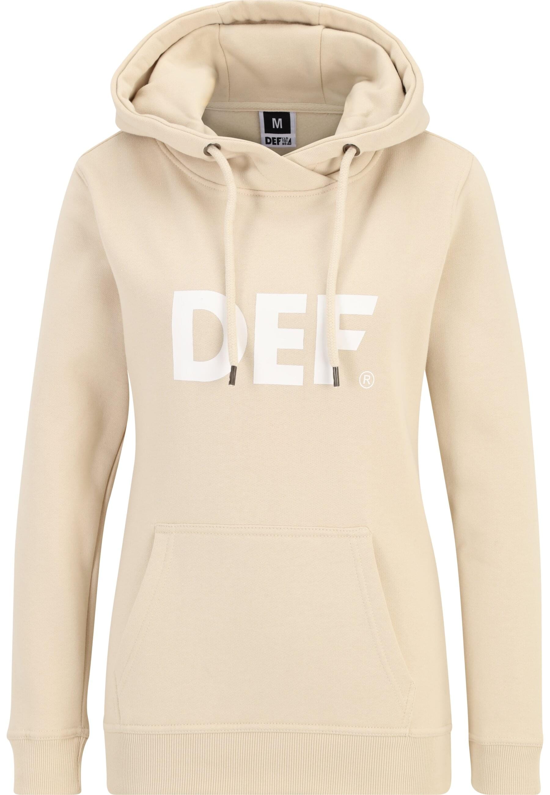 DEF Kapuzenpullover "DEF Damen DEF Hoody Wheat" 1 Stk. tlg. günstig online kaufen