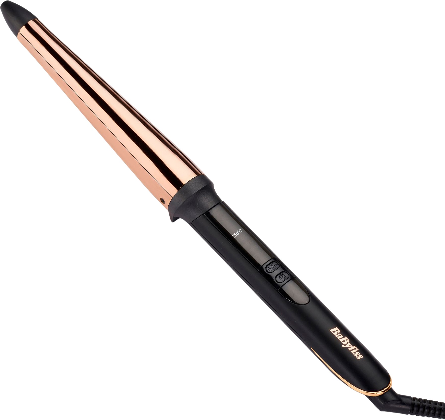 BaByliss Lockenstyler "BaByliss Titanium Brilliance Conical Lockenstab, konisch, C458E" 19-32mm Durchmesser, Titan-Beschichtung, 6 Temperaturstufen bis 210 C