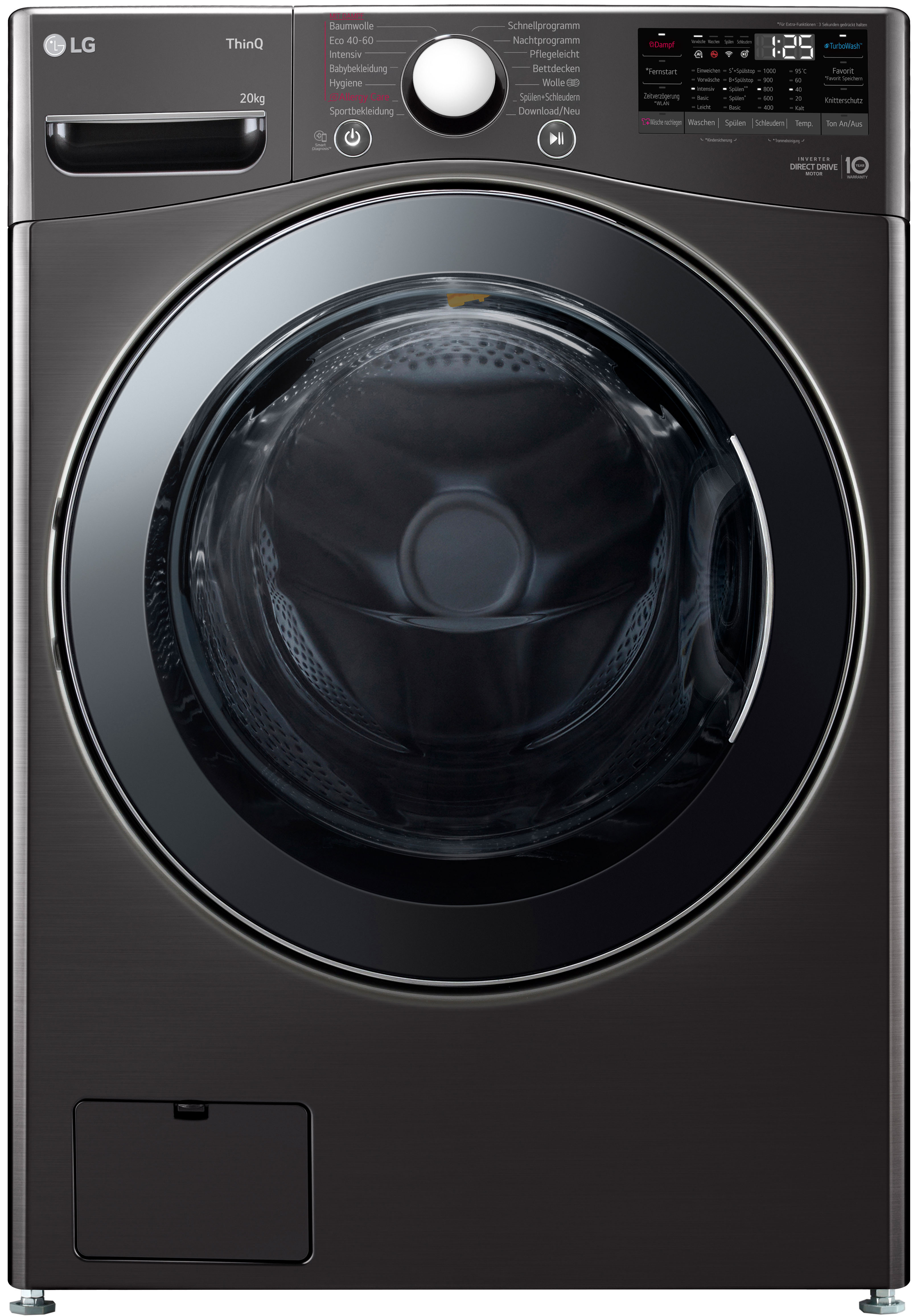 Thumbnail - LG Waschmaschine Big Capacity "F0WVT202B", 20 kg, 1000 U/min