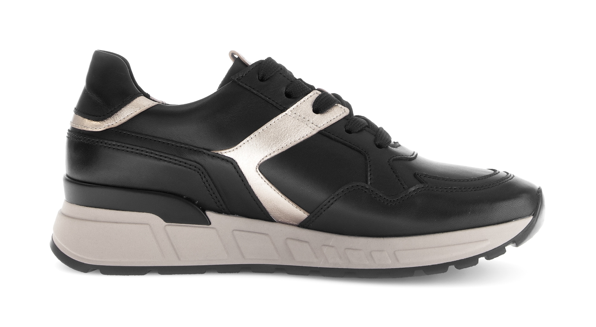 Gabor Keilsneaker »DAVOS«, Schnürschuh, Halbschuh, mit OPTIFIT-Wechselfußbett, H-Weite