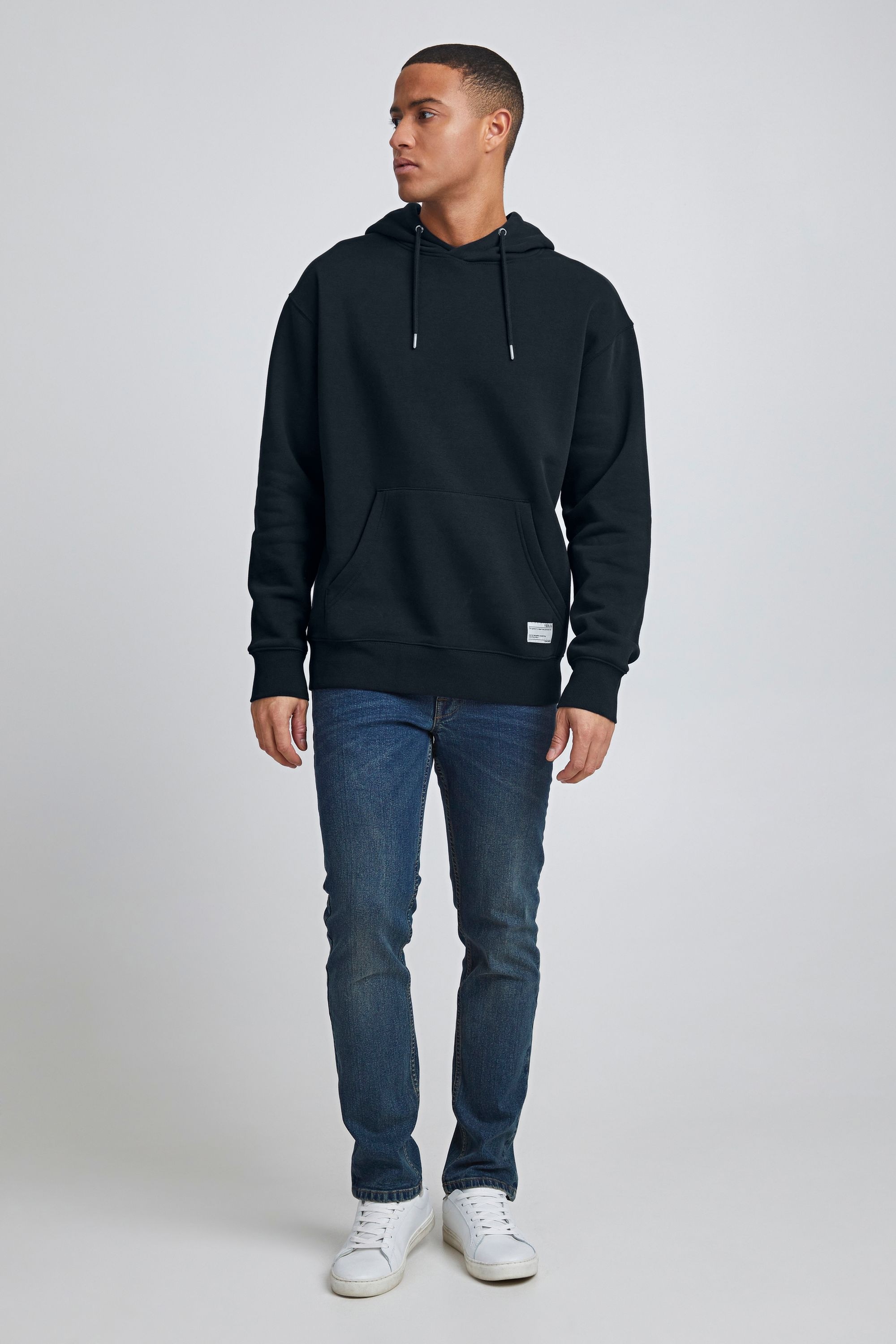 !solid Longpullover SOLID "Sweatshirtkapuzenpul SDLenz", Herren, Gr. XXL, blau (insignia blau), Obermaterial: 60% Baumwolle CO. 40% Polyester PES., Sweatshirts Longpullover 2