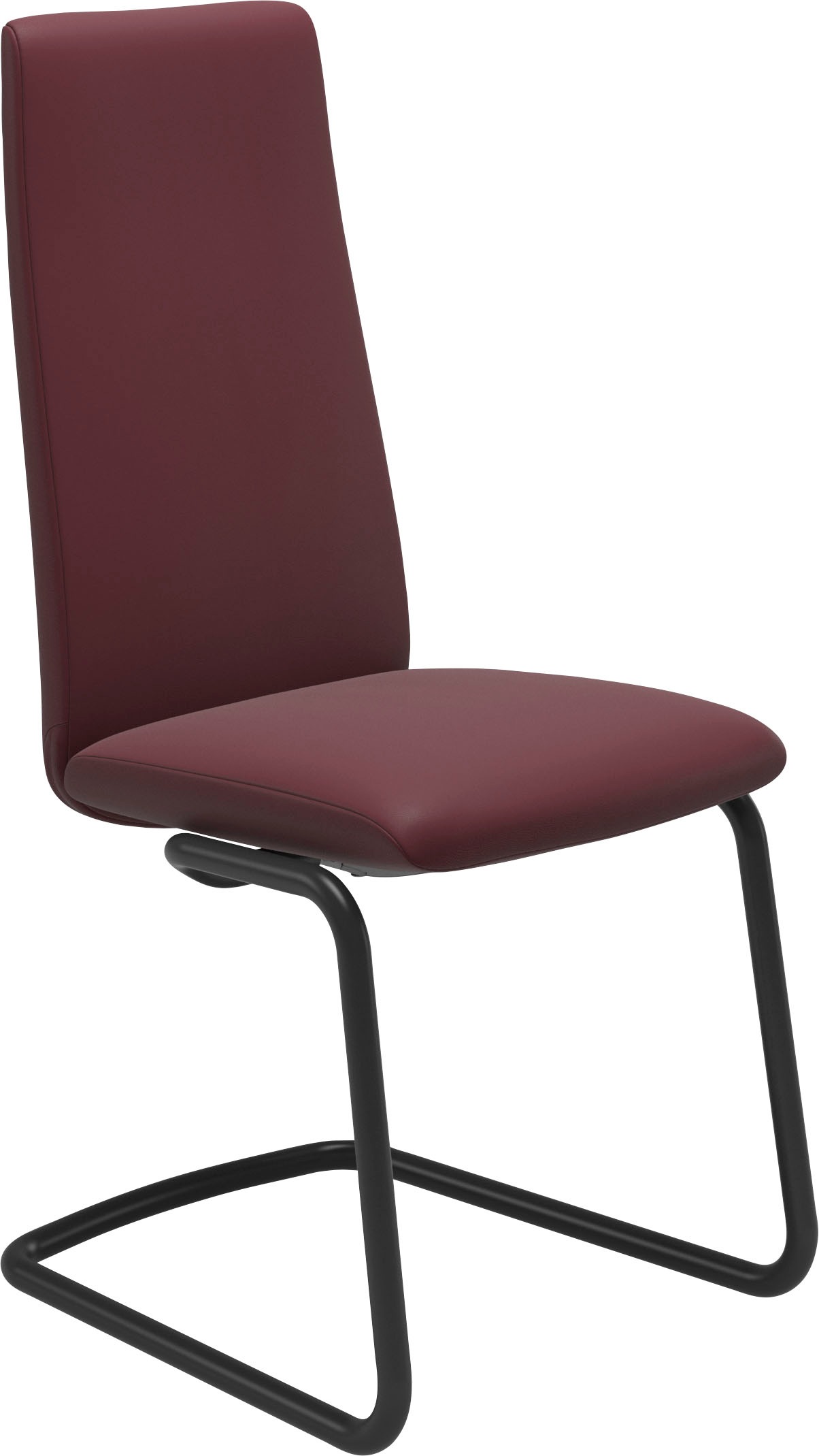 Stressless® Polsterstuhl »Laurel«, Leder BATICK, High Back, Größe M, mit Beinen aus Stahl in Schwarz matt