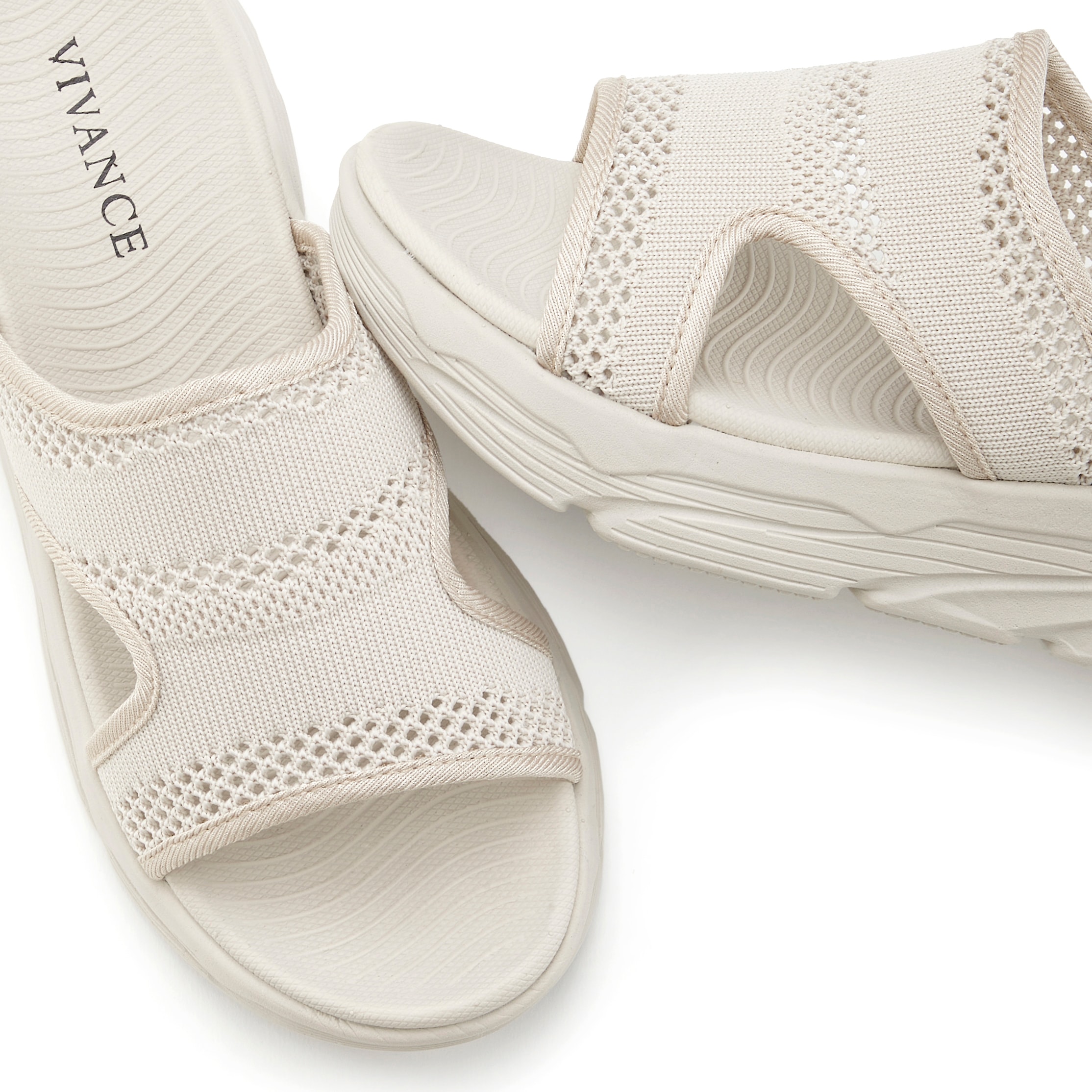 Vivance Pantolette, Mules, Sandale, offener Schuh mit modischer Chunky-Sohle VEGAN