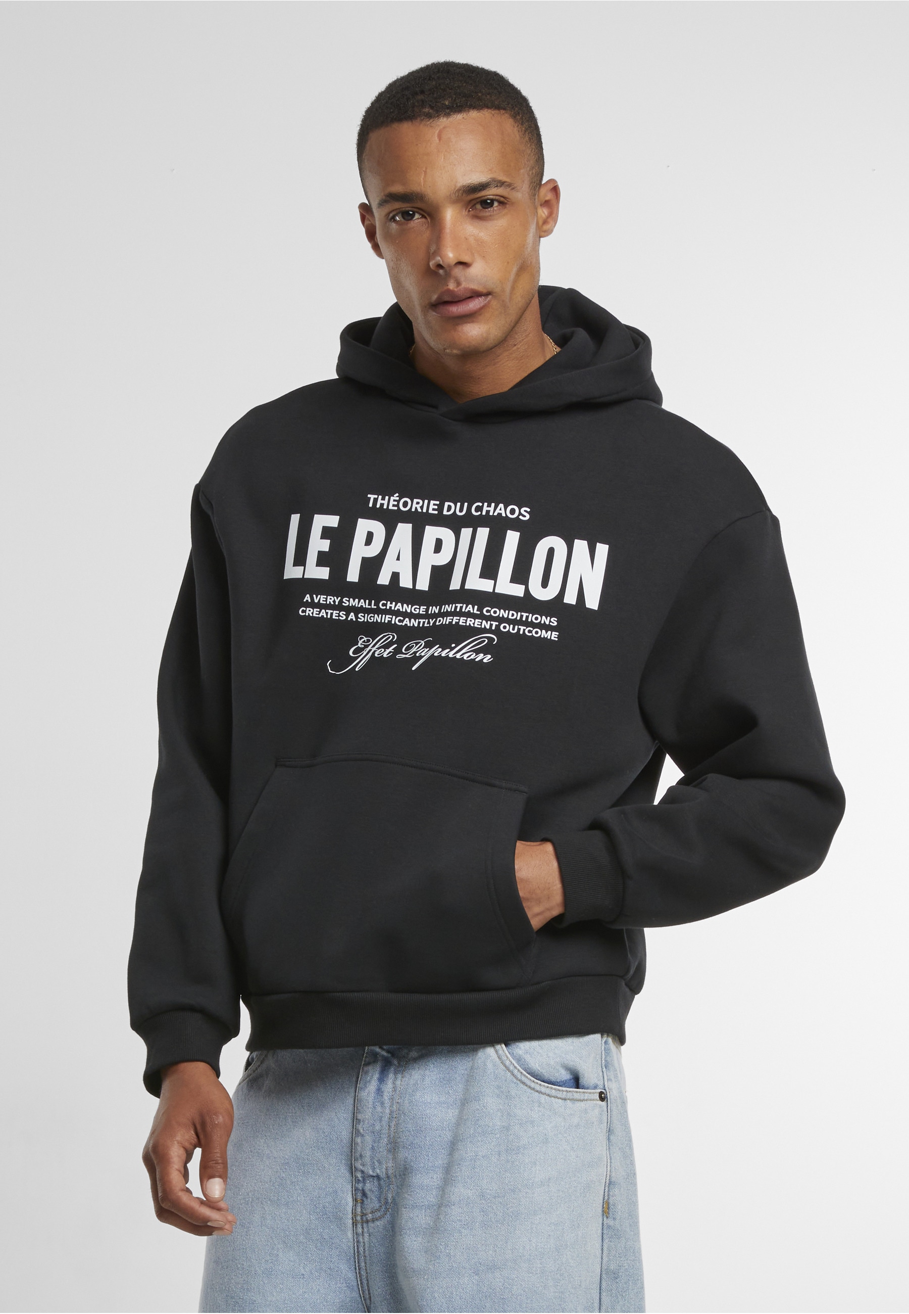 Upscale by Mister Tee Kapuzensweatshirt »Upscale by Mister Tee Theorie Du Chaos Fluffy Hoody«, 1 Stk.
