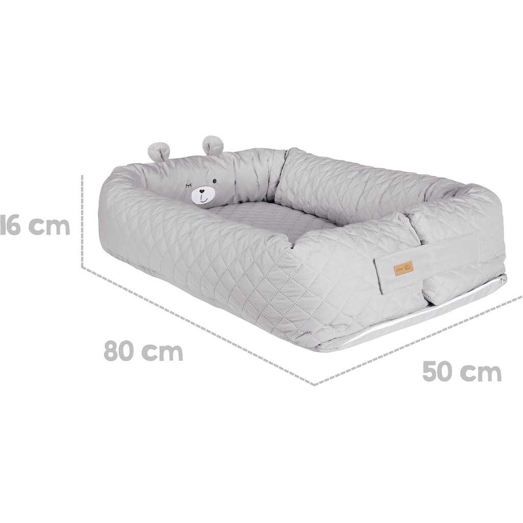 roba® Kuschelnest »Babylounge, roba style, Sammy, grau«, 3in1