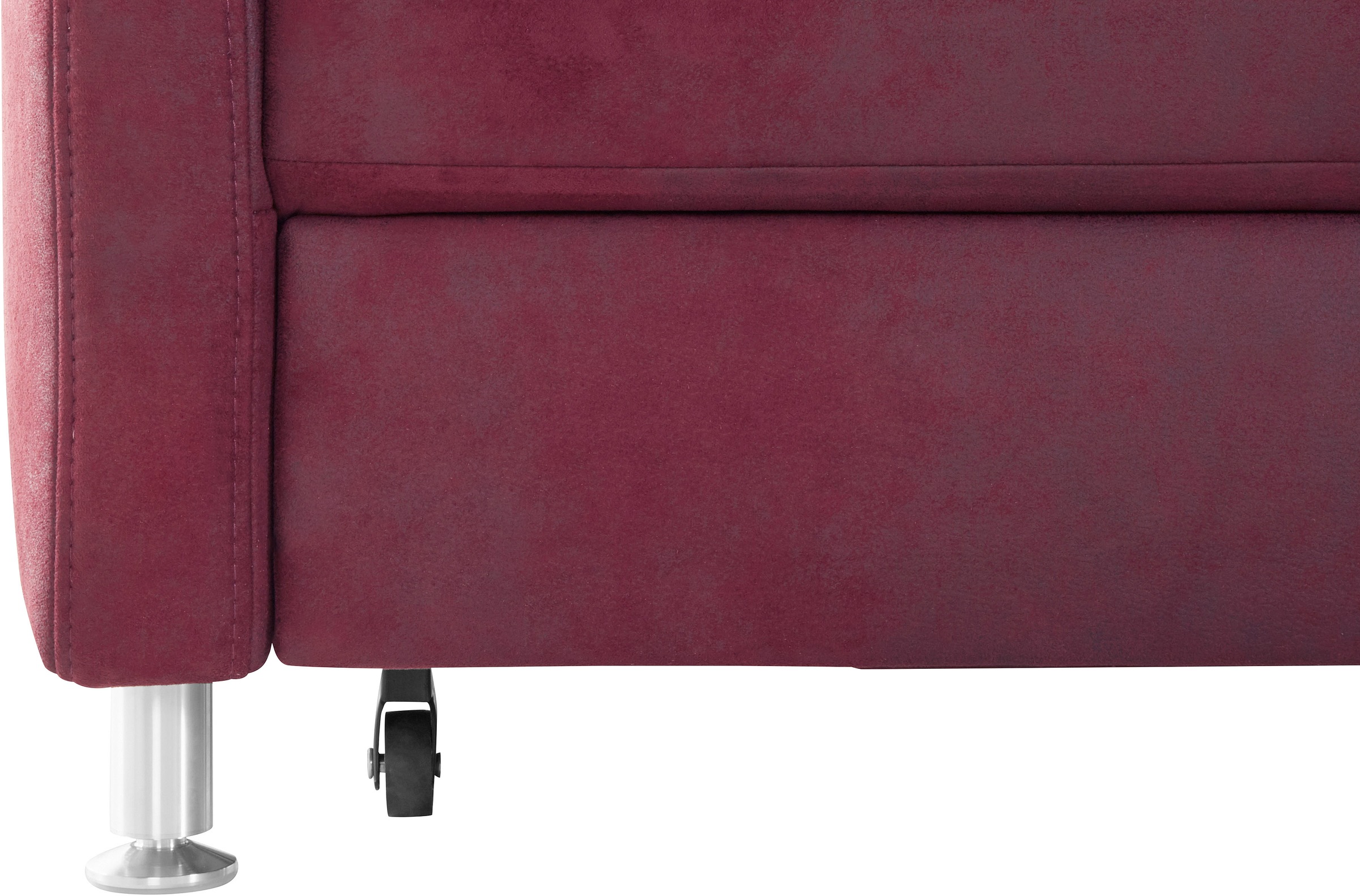 sit&more Ecksofa »Darwin L-Form«, inklusive Federkern, wahlweise mit Kopfteilverstellung, Bettfunktion