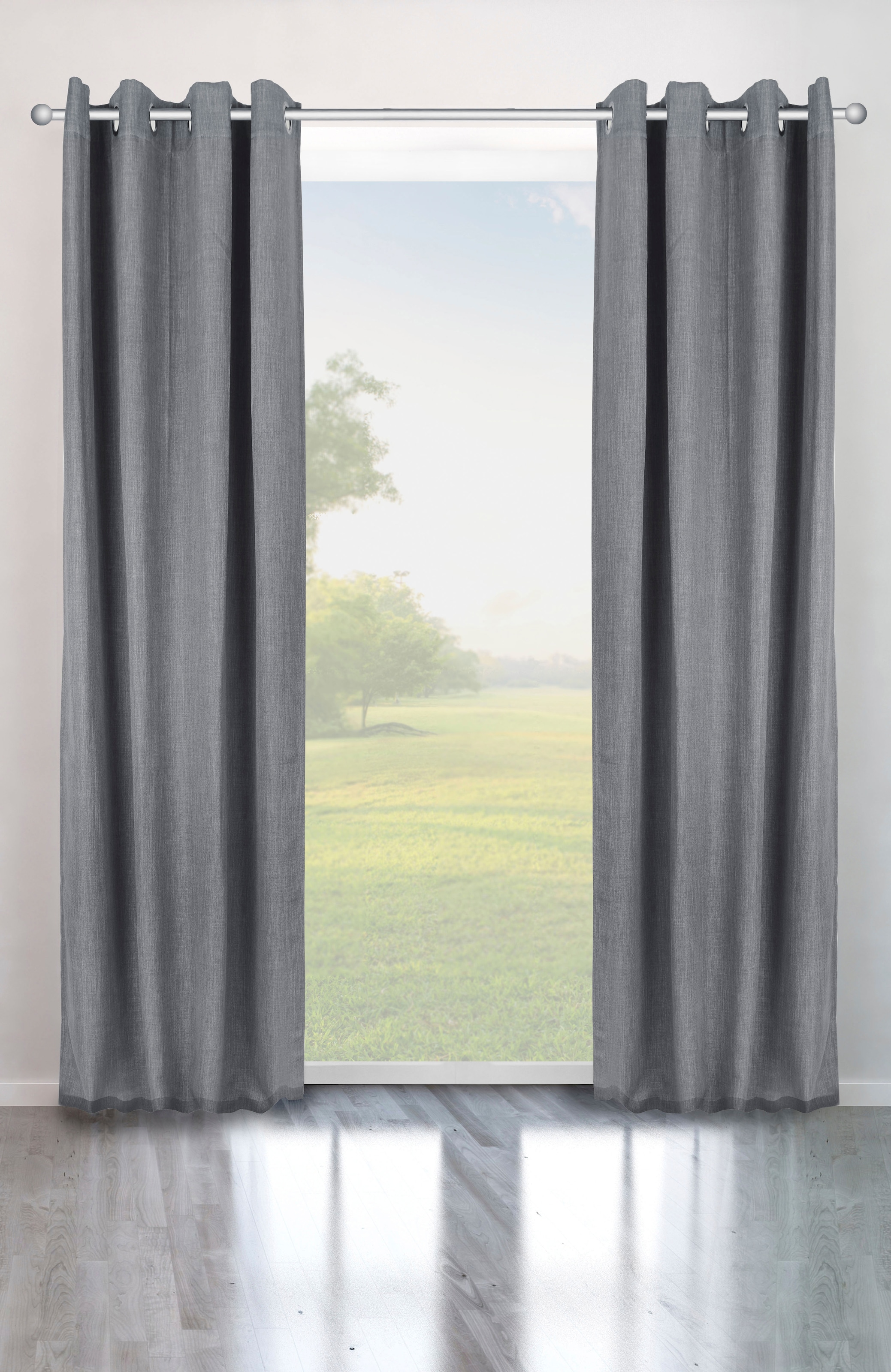 Bruno Banani Verdunkelungsvorhang "Bela" Ösen 1 Stk. tlg. blickdicht, melie günstig online kaufen