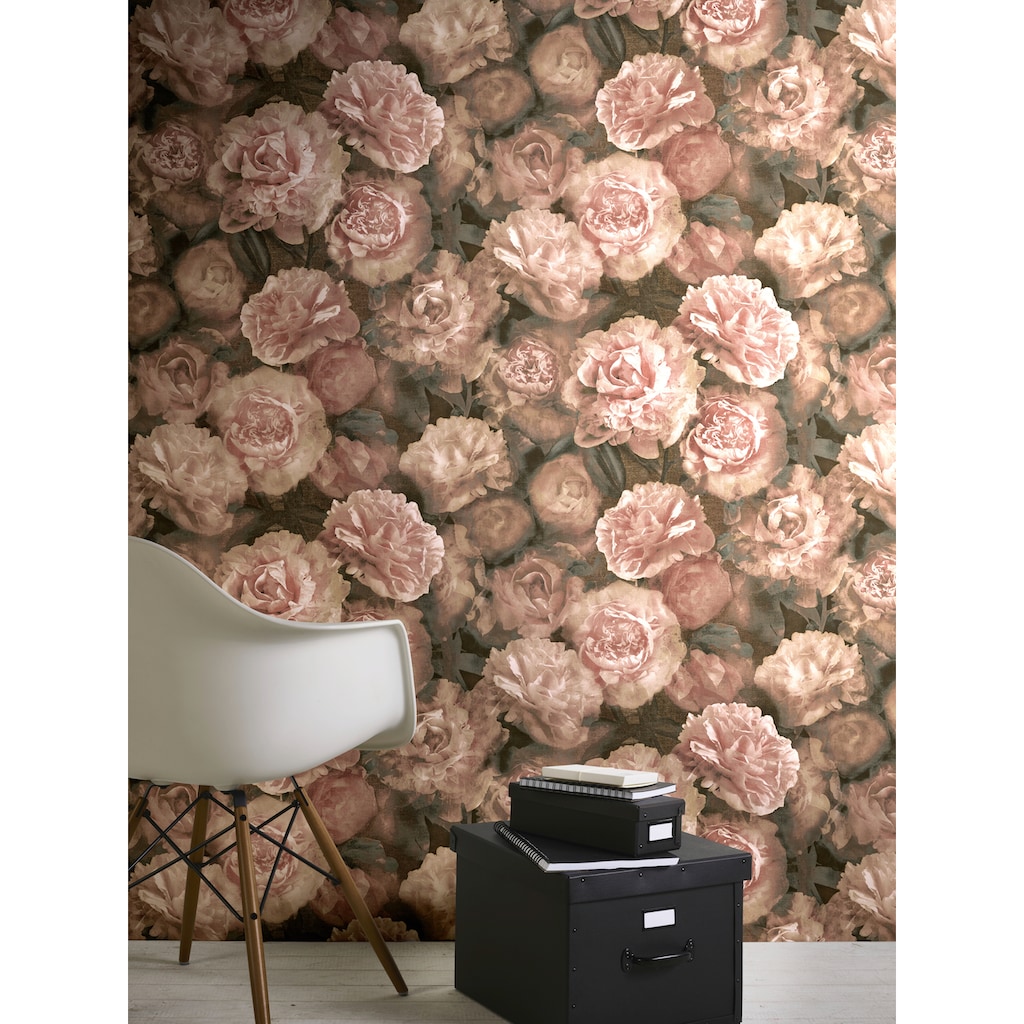 A.S. Création Vliestapete »Neue Bude 2.0 Romantic Flowery mit romantischen Rosen«, floral