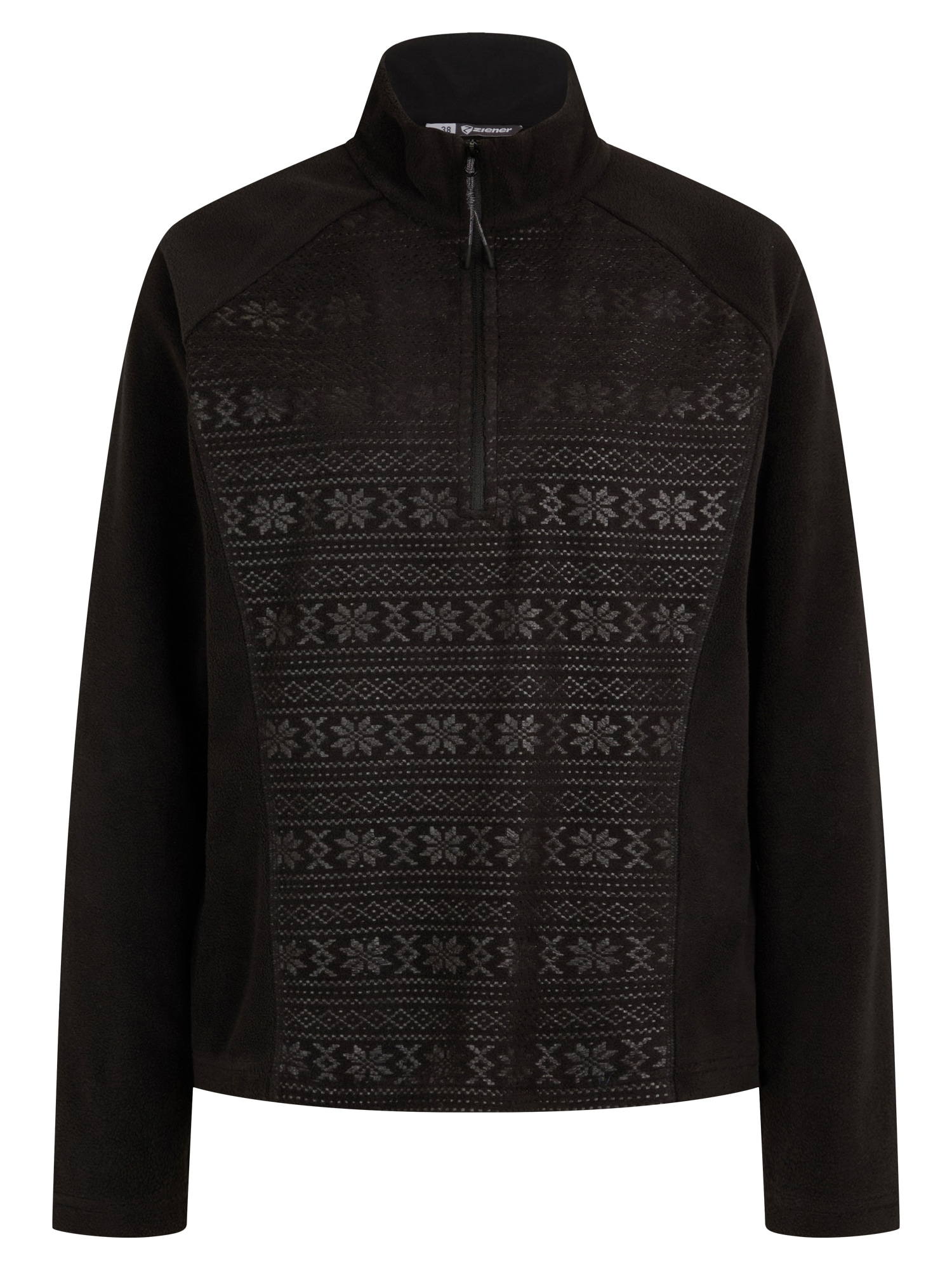 Ziener Sweatshirt "JANUKI-Z DAMEN", Fleece, wärmend, elastisch, halber Front-Reißverschluss