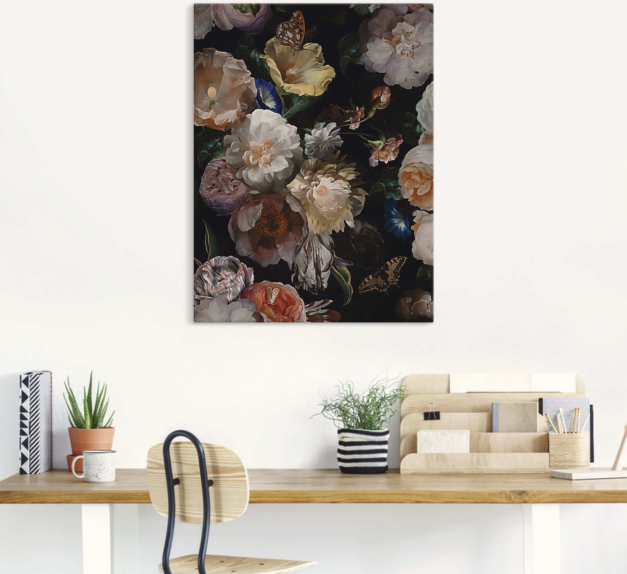 Thumbnail - Artland Wandbild "Antike Holländische Blumen", Blumenbilder, (1 St.), als Alubild, Outdoorbild, Leinwandbild, Poster, Wa...