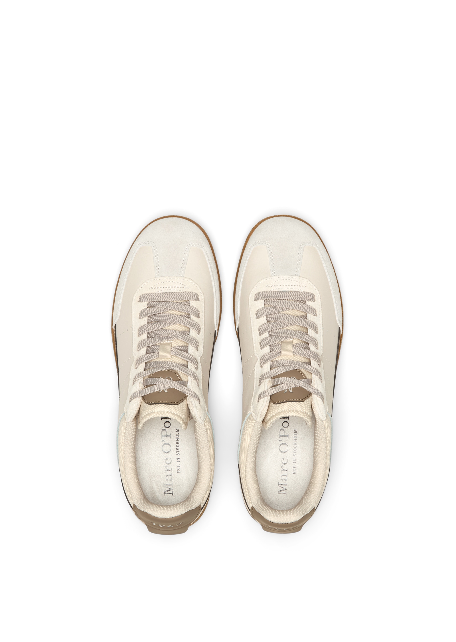 Marc O'Polo Sneaker »Charlie«  Schnürschuh, Halbschuh, Casual-Sneaker mit honigfarbener Laufsohle