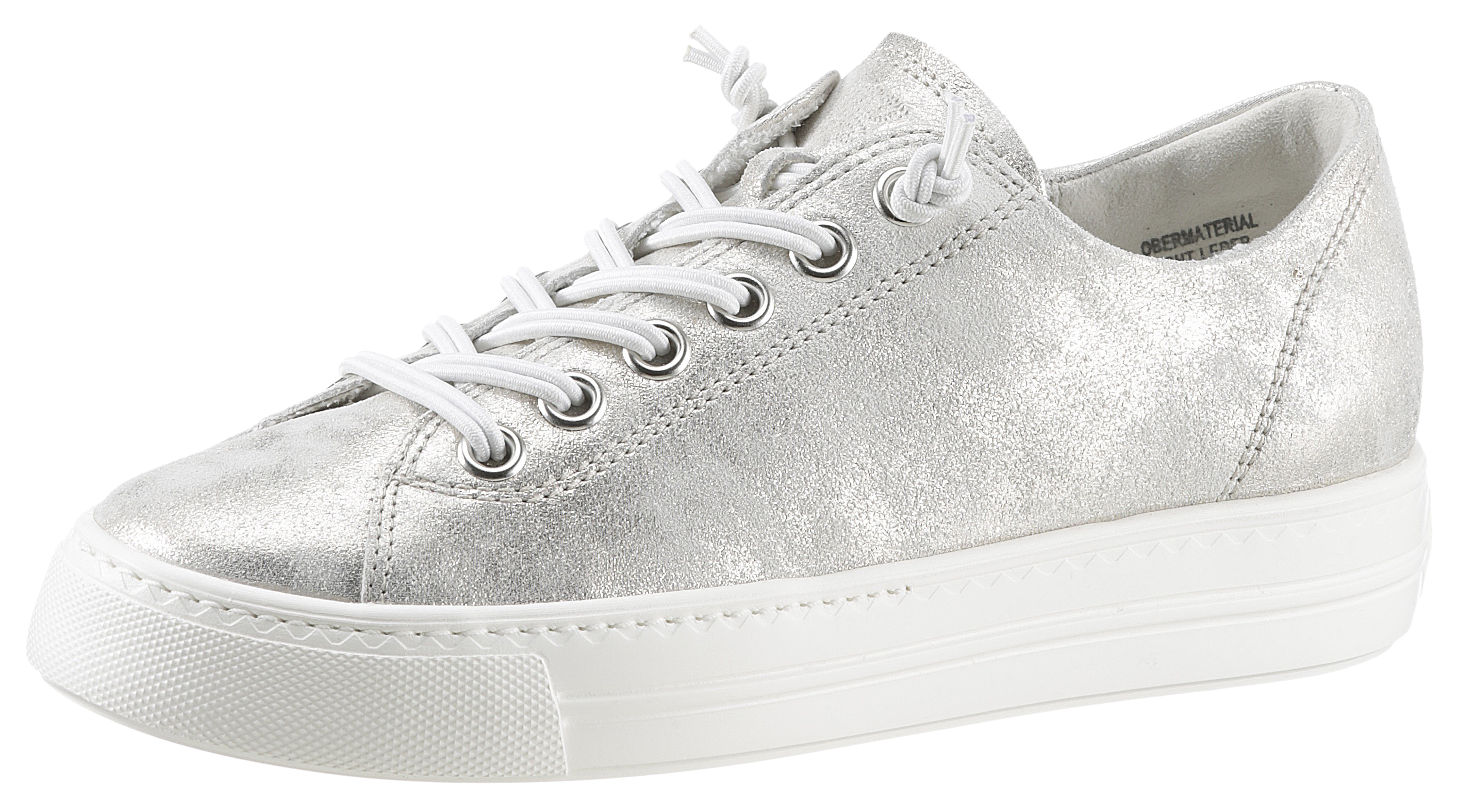 Sneaker, im Metallic-Look