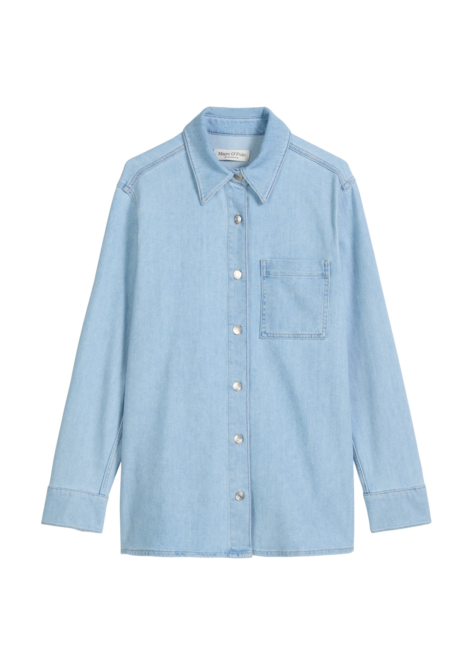 Marc O'Polo Jeansbluse »aus Organic-Cotton-Mix-Stretch«