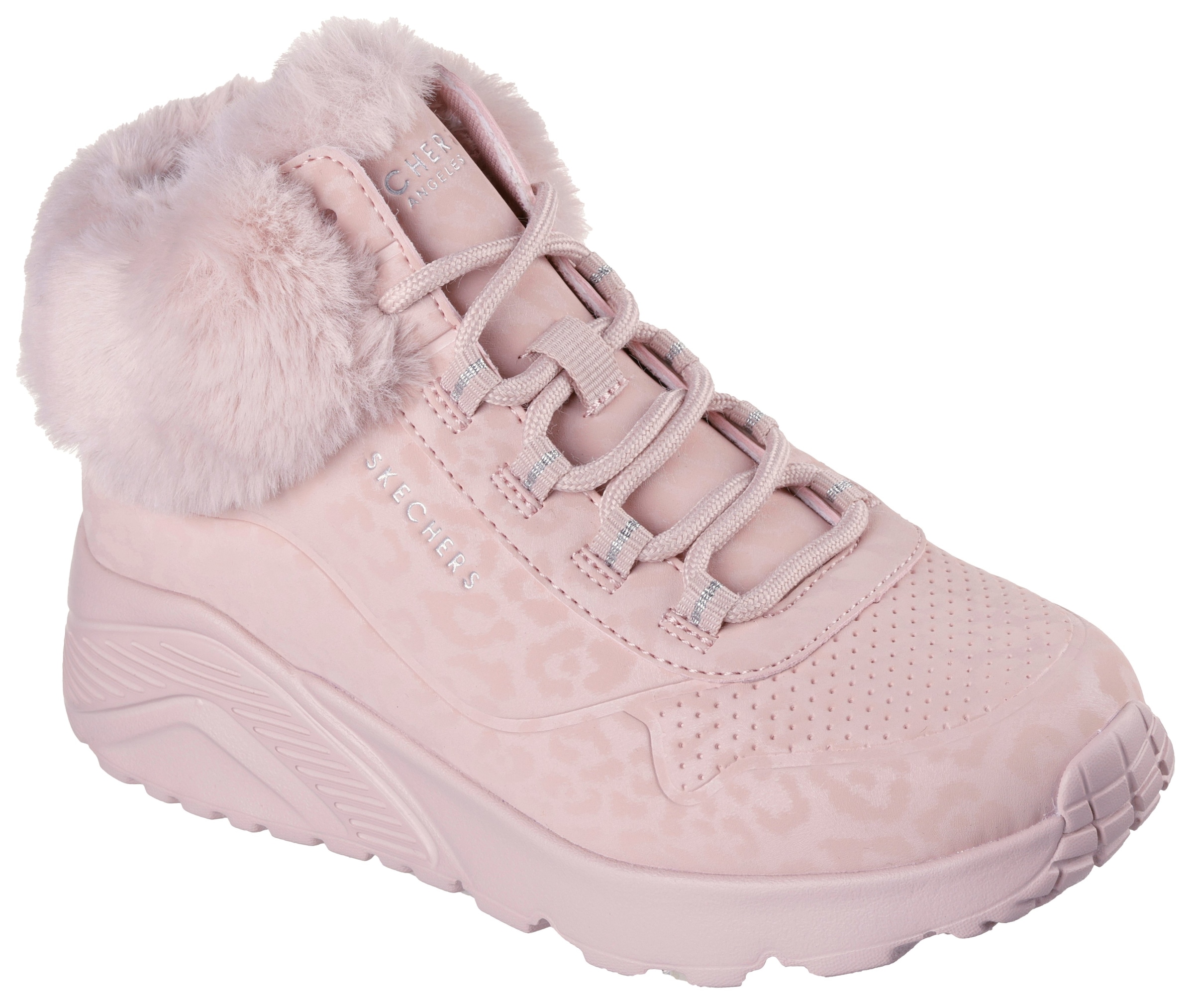 Skechers Winterboots »UNO LITE«, Schnürboots mit Reißverschluss, Größenschablone zum Download