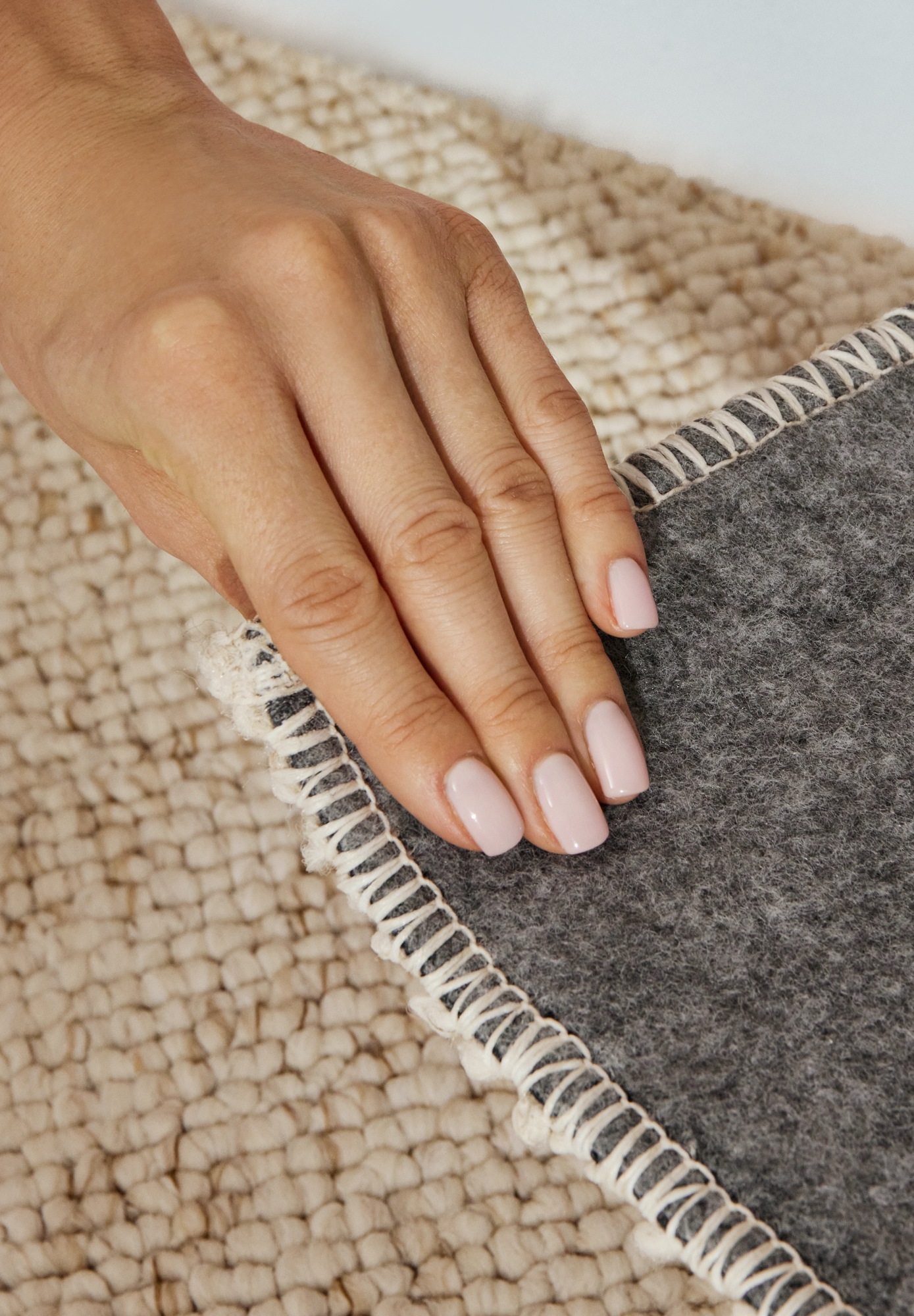 ELLE DECORATION Teppich »Rocco«, rechteckig, 10 mm Höhe, Nachhaltig, Läufer, waschbar, Wohnzimmer, Esszimmer, Woll-Optik