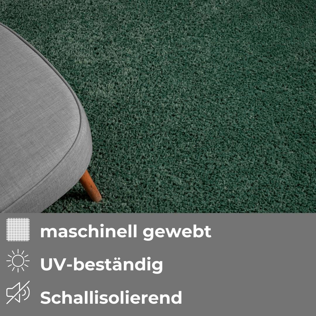 Tapis à poils longs OTTO home Banji Vert 100x150 3