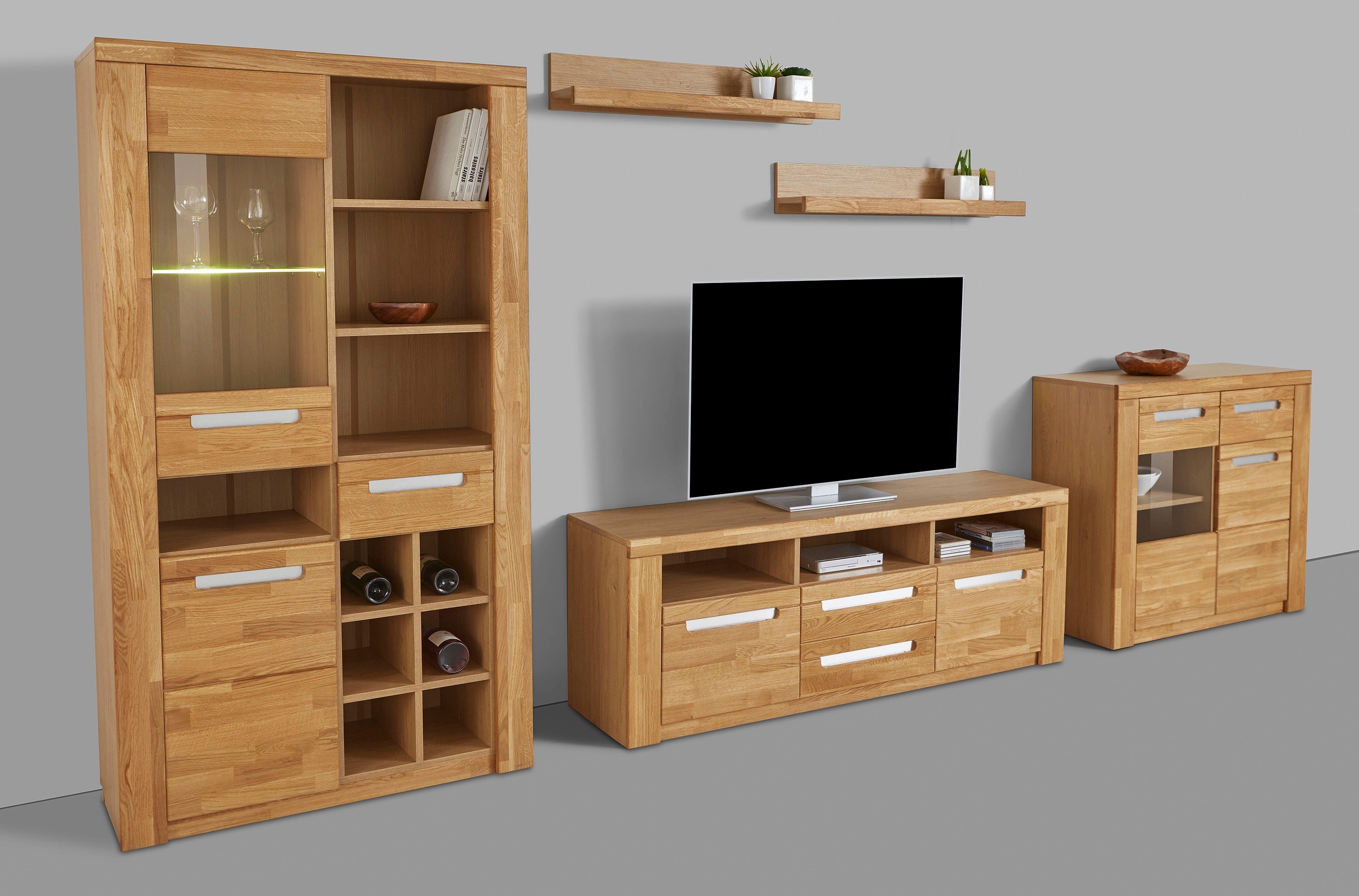 Home affaire Wohnwand "Kolding" Set, 5 Stk. tlg. günstig online kaufen