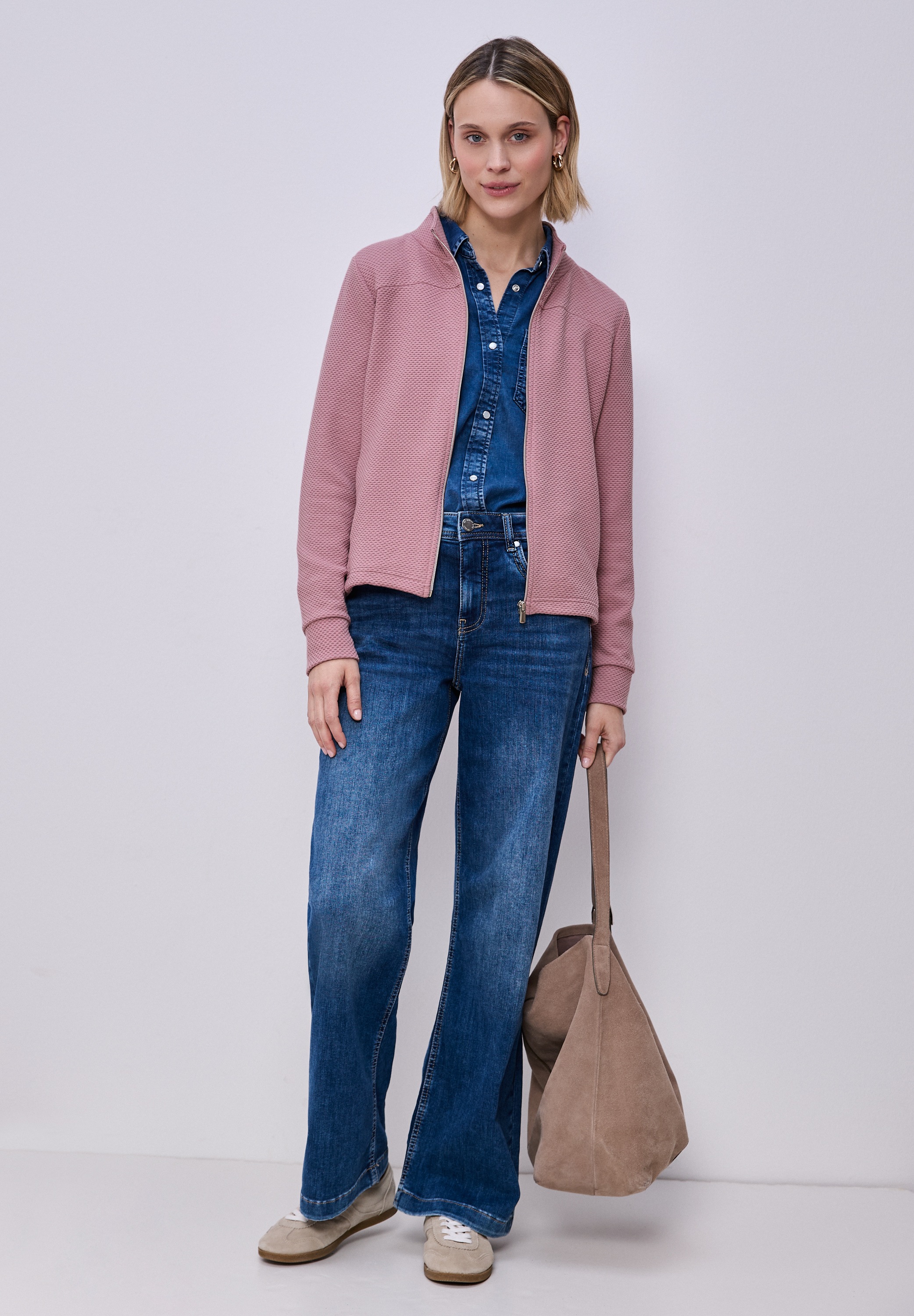 Thumbnail - STREET ONE Cardigan mit Turtleneck