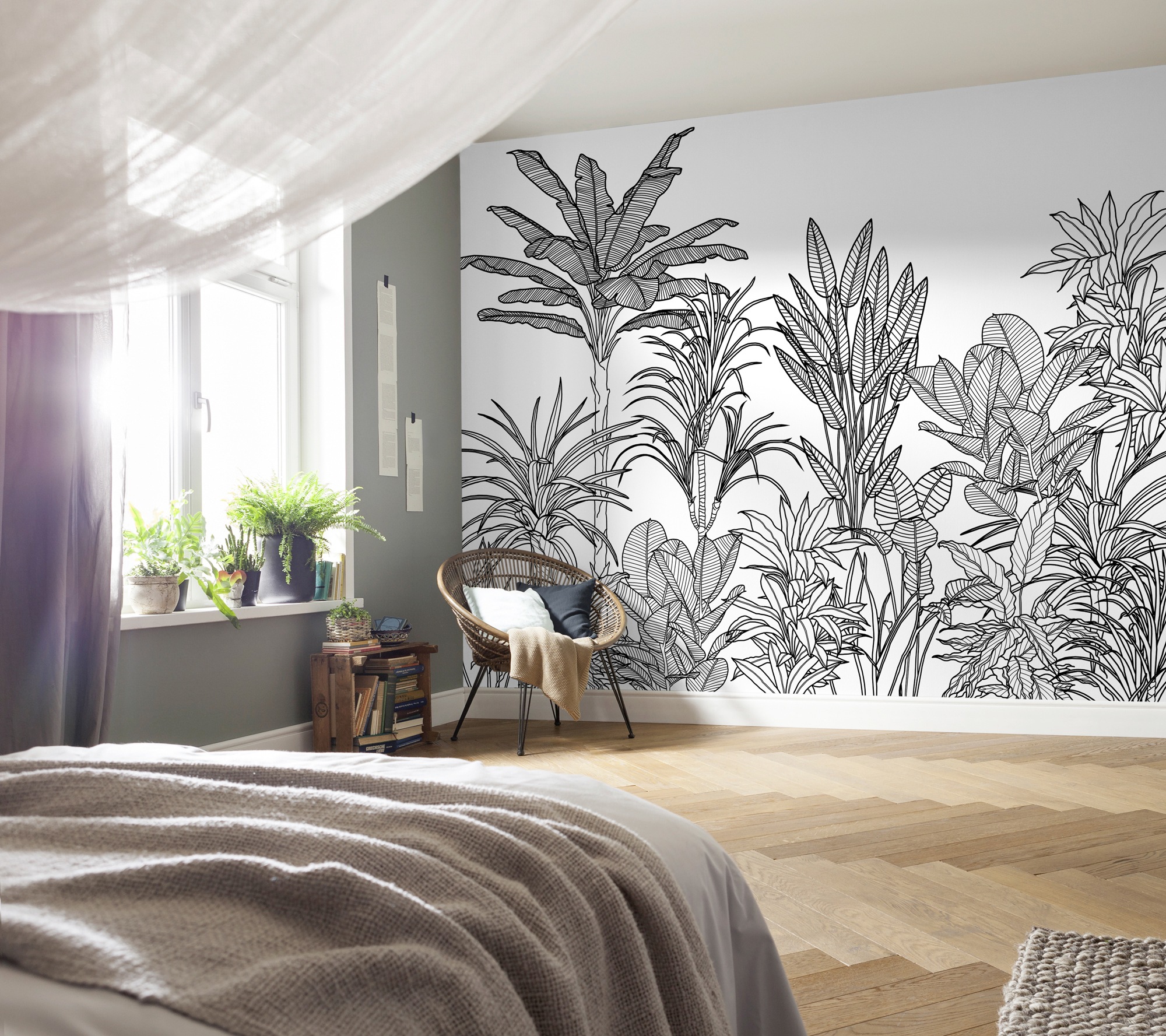 Komar Vliestapete »Digitaldruck Vlies - Savanna - Größe 350 x 250 cm«, bedruckt, Wohnzimmer, Schlafzimmer