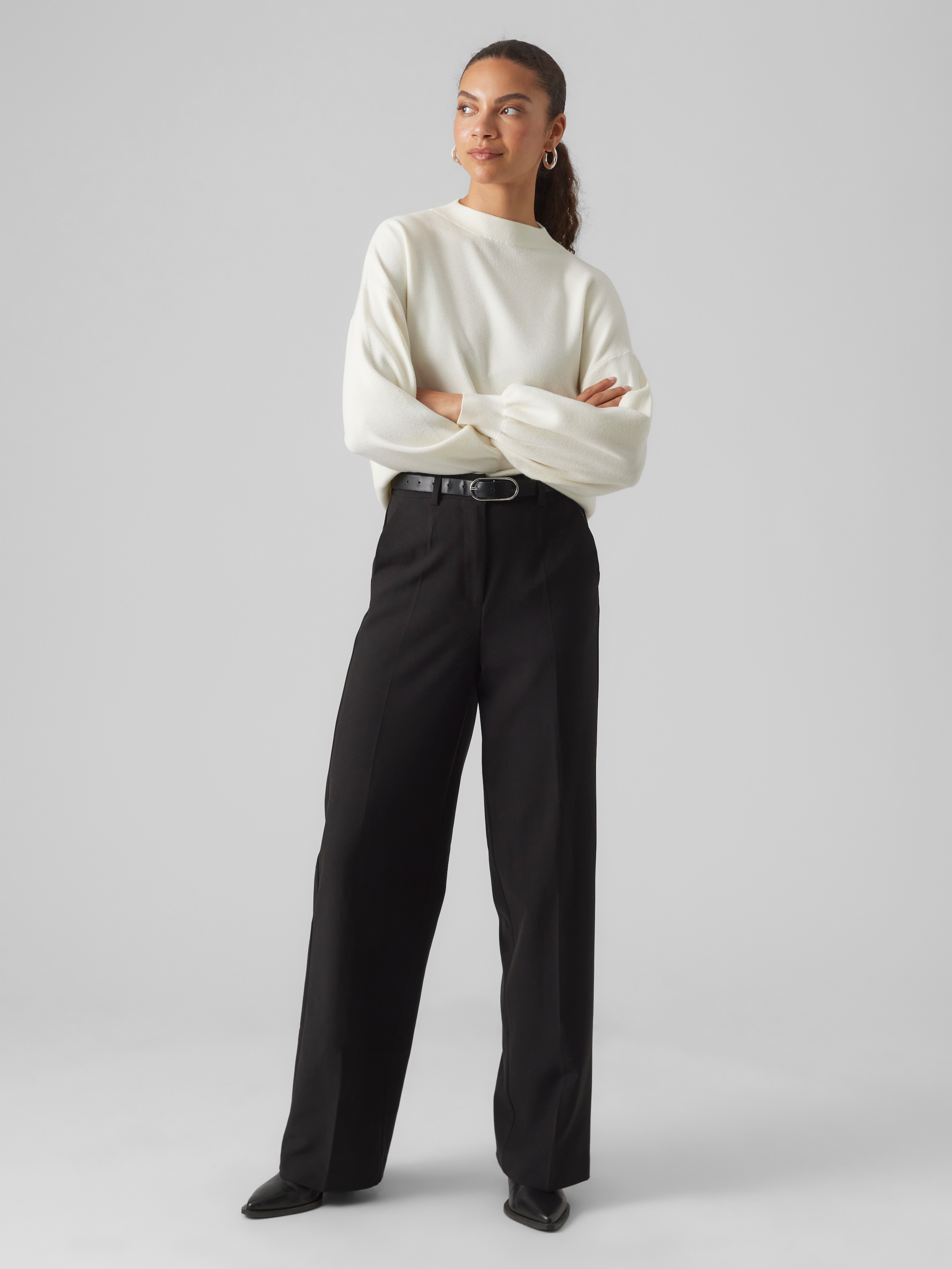 Vero Moda Strickpullover »VMNANCY LS FUNNELNK PULLOVER GA«