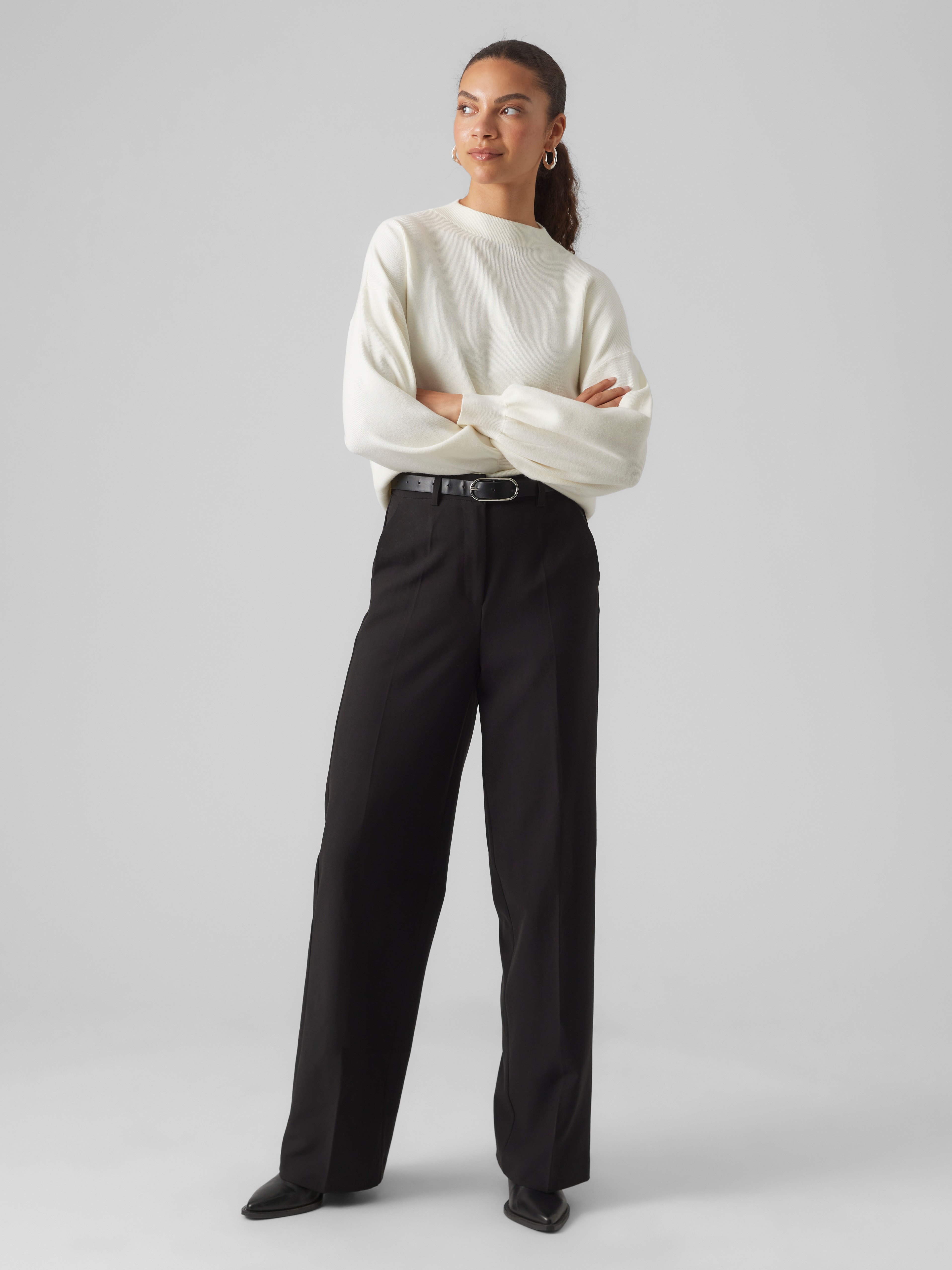 Thumbnail - Vero Moda Strickpullover "VMNANCY LS FUNNELNK PULLOVER GA"