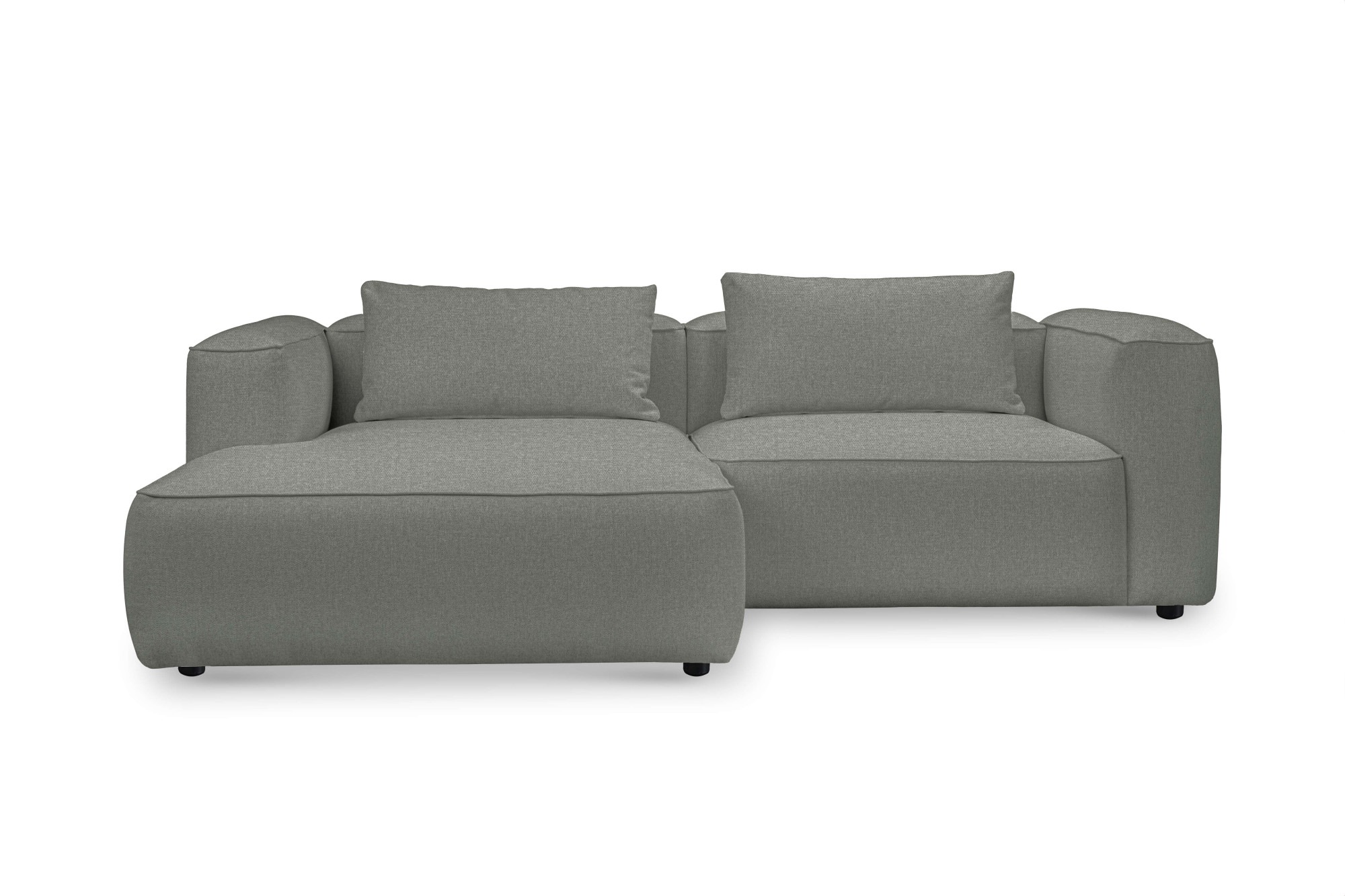 andas Ecksofa "Tvinnet", Breite 228 cm, extra tiefe Sitzfläche, kubisches S günstig online kaufen