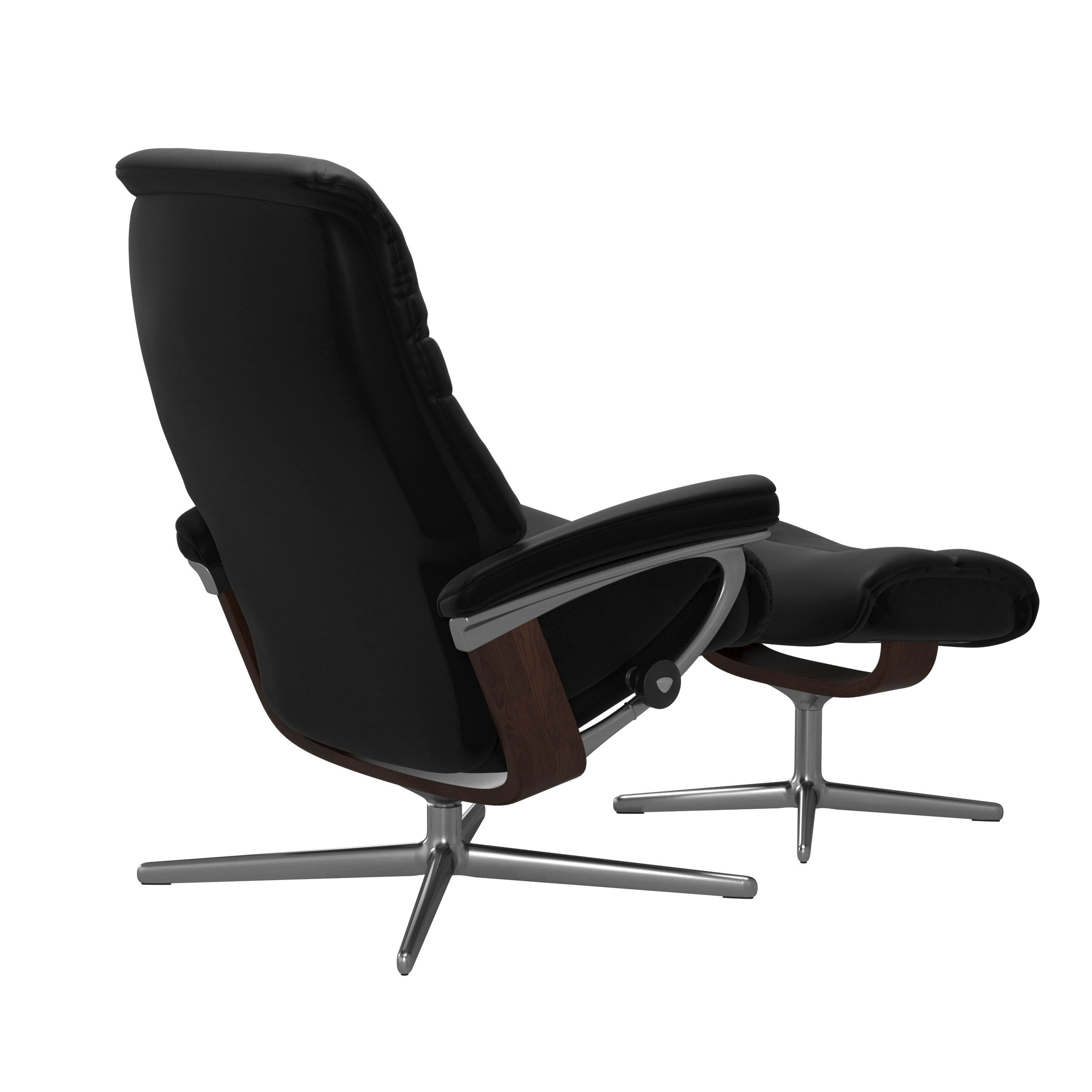 Stressless® Relaxsessel »Sunrise«, mit Cross Base, Größe S, M & L, Holzakzent Braun