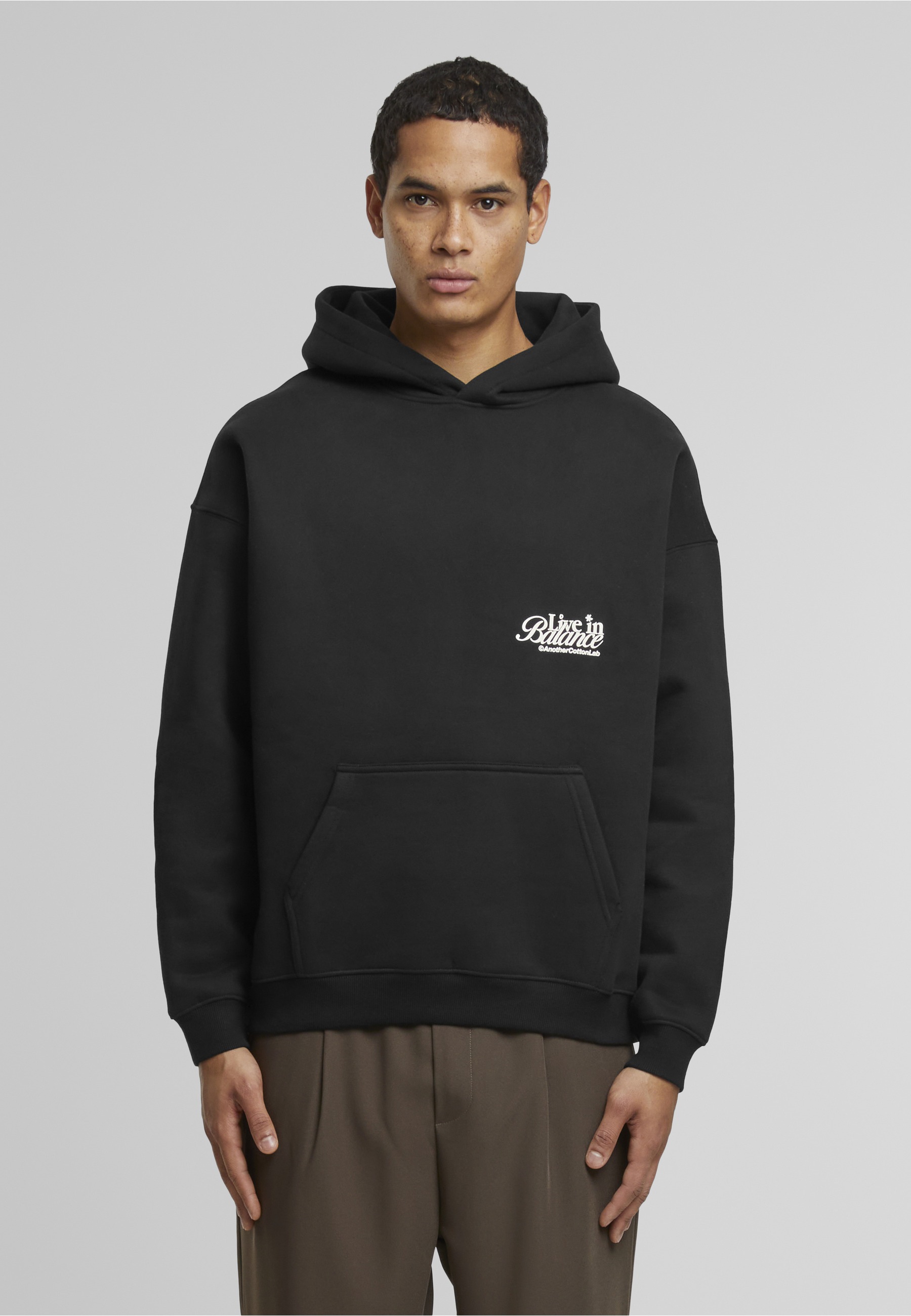 Another Cotton Lab Kapuzenpullover »Another Cotton Lab Live in Balance Heavy Oversized Hoodie« 1