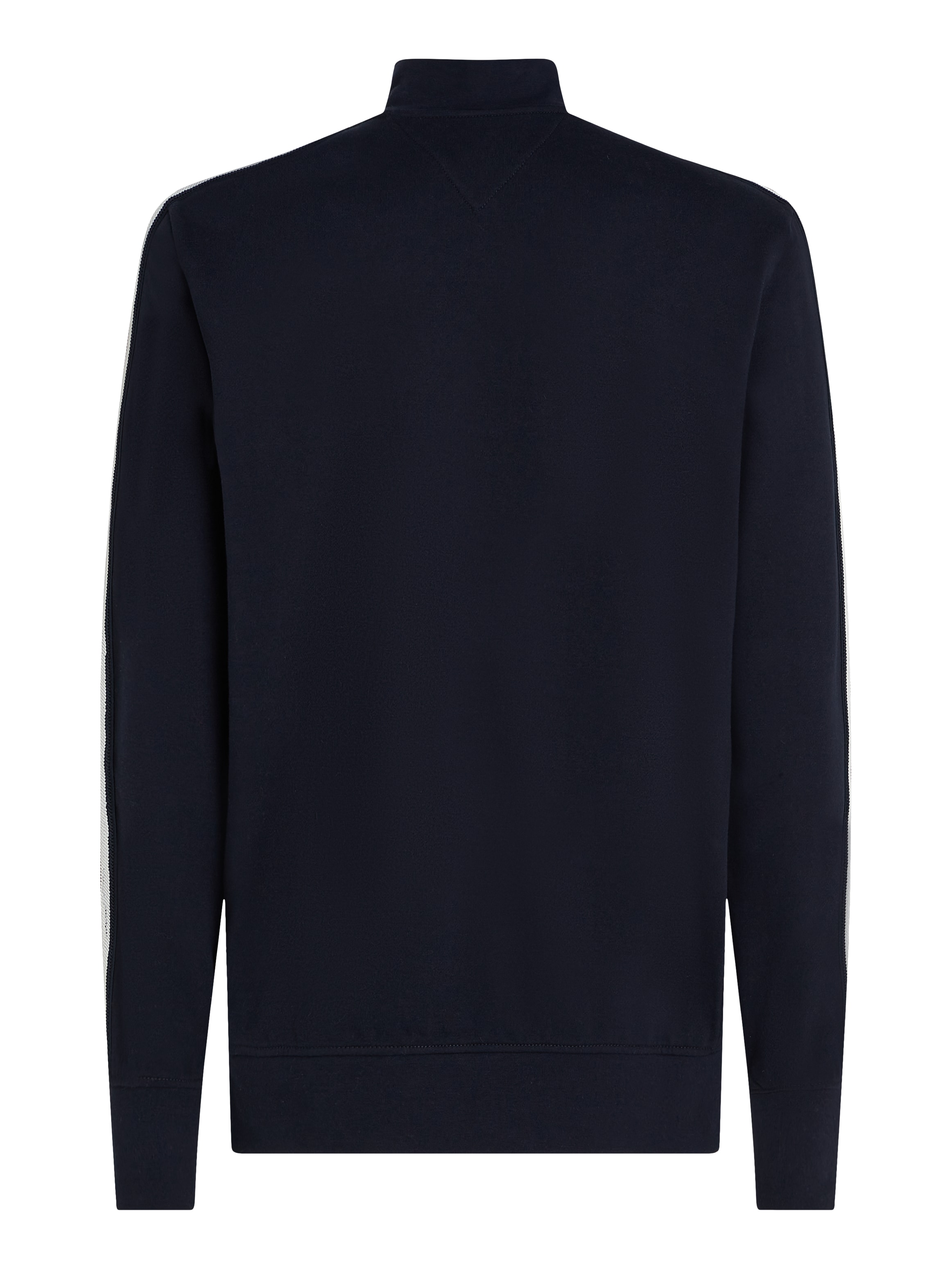 Tommy Hilfiger Sweatjacke »GLOBAL STRIPE STAND COLLAR«, mit Streifen in Tommy Farbe am Ärmel