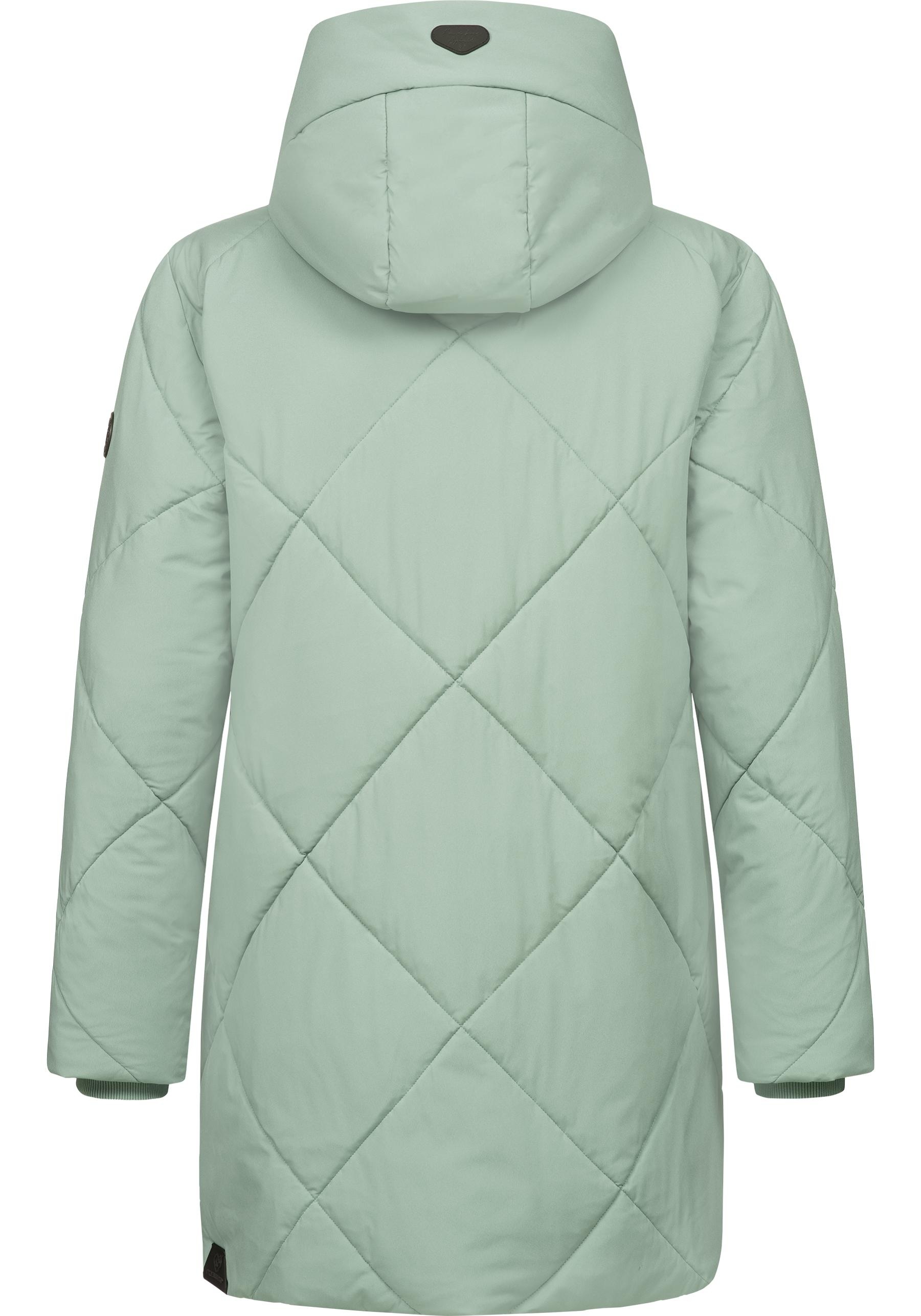Ragwear Steppmantel »Diamanta«, Wasserdichter Damen Kurzmantel mit Kapuze