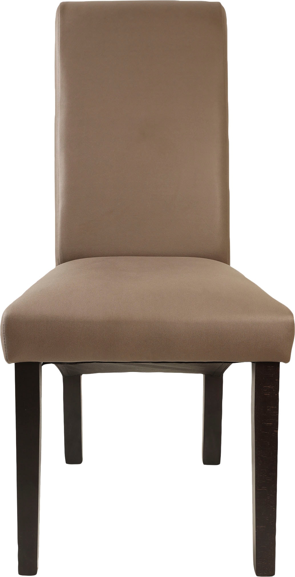 Home affaire 4-Fußstuhl »Rito«, (Set), 2 St., Microfaser, Gestell Buche natur oder wenge lackiert