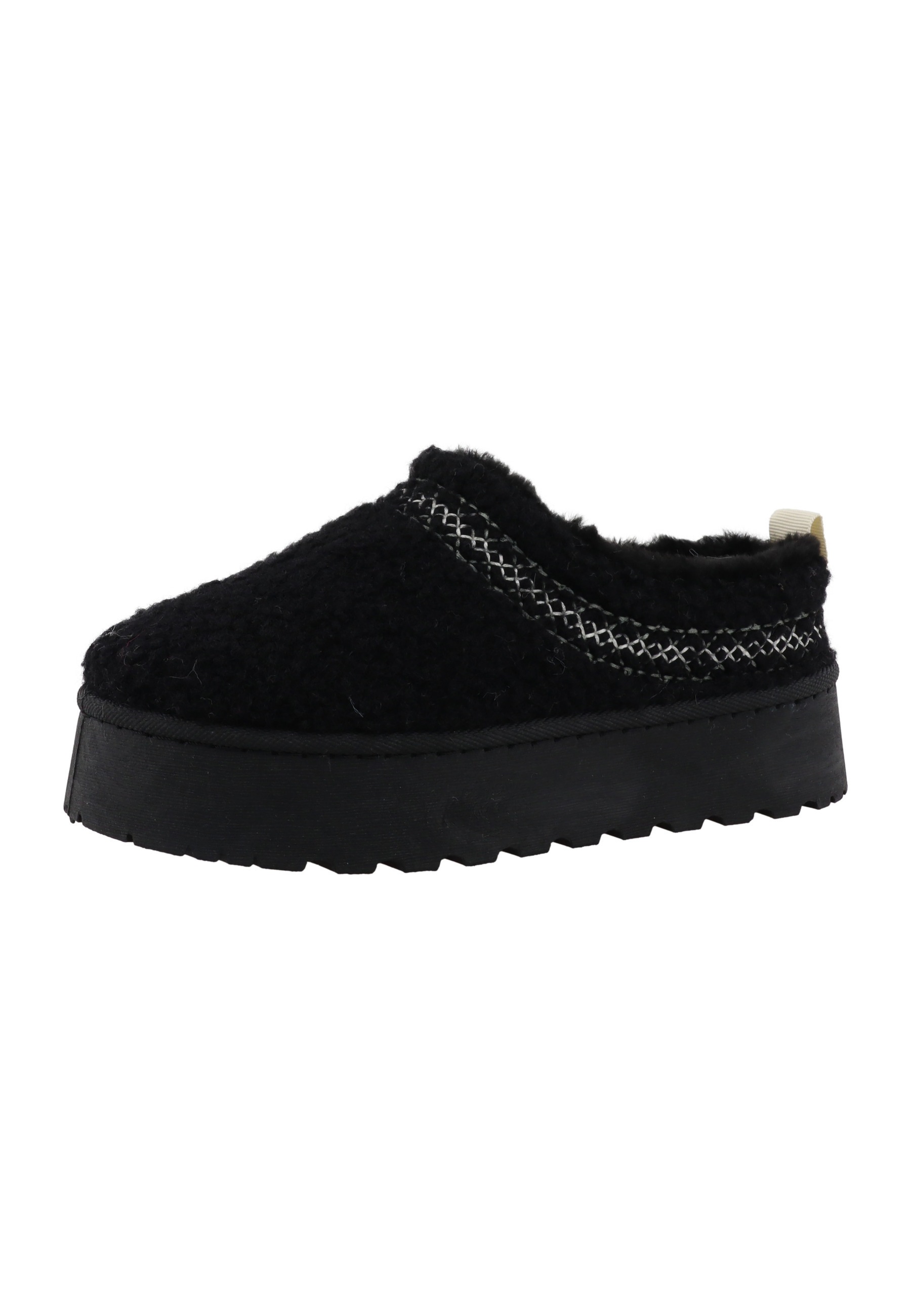Sandale TOM TAILOR "Tom Tailor House Slippers", Damen, Gr. 40, schwarz, Polyester, unifarben, Schuhe Sandale 2