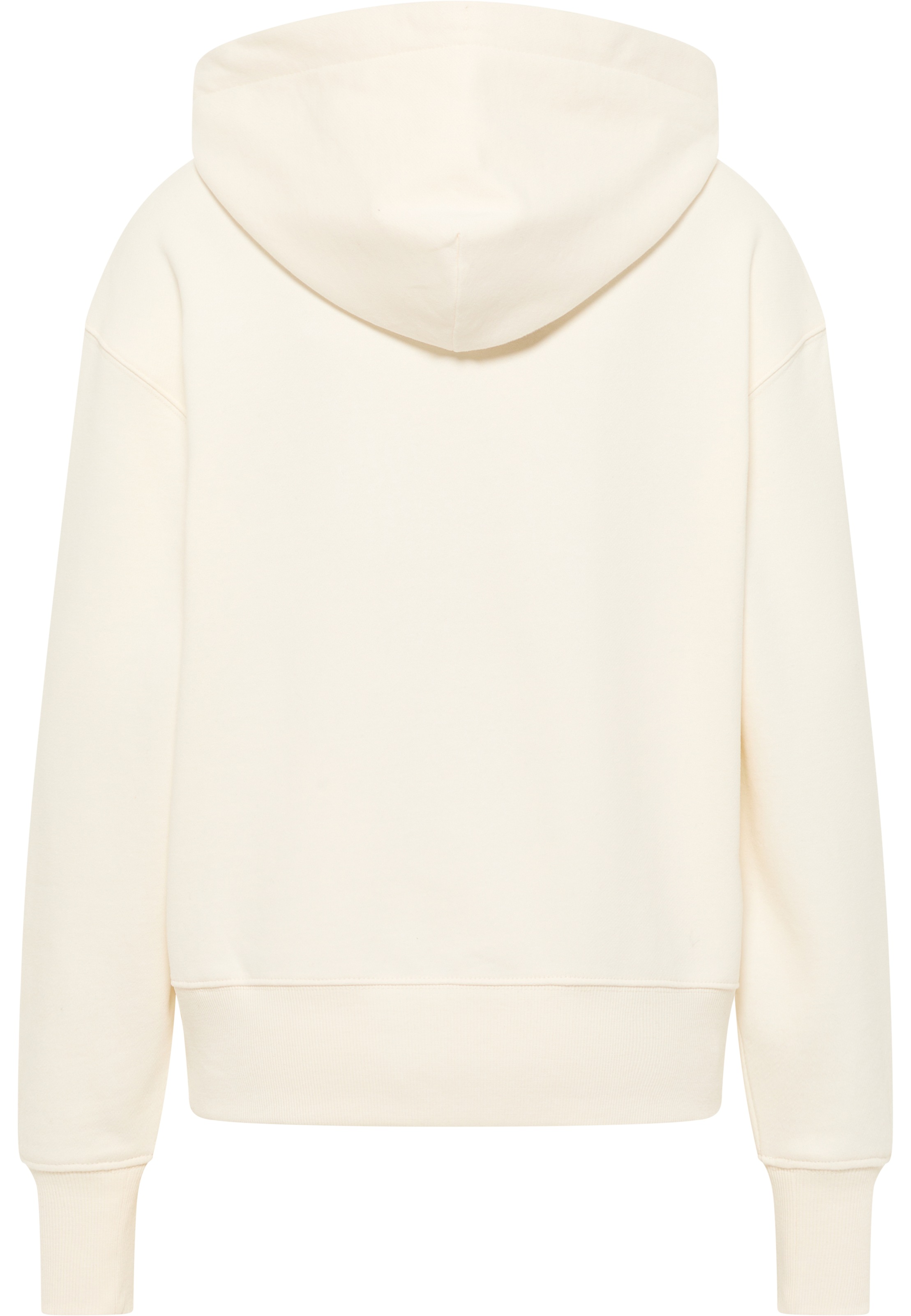 Sweatshirt MUSTANG "Style Margo", Damen, Gr. XL, weiß (whisper weiß), Web, Obermaterial: 100% Baumwolle, bedruckt, regular fit normal, ohne Ausschnitt, Sweatshirts Sweatshirt, mit Logo Print 6