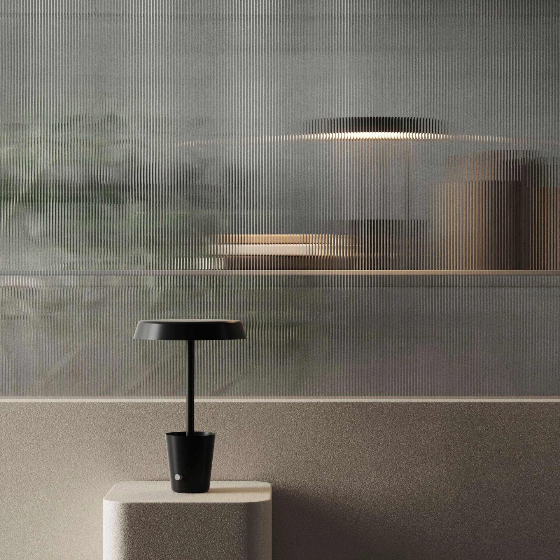 Umbra Dekolicht »Cup Smart Lamp«, Matter-kompatible Leuchte im modernen Design mit integriertem Becher