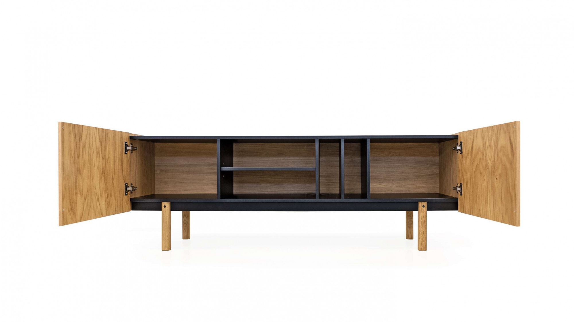 Woodman Sideboard »Porto«, Kommode, dekorative Fräsungen, mit Eichenholzfurnier, Breite 175 cm