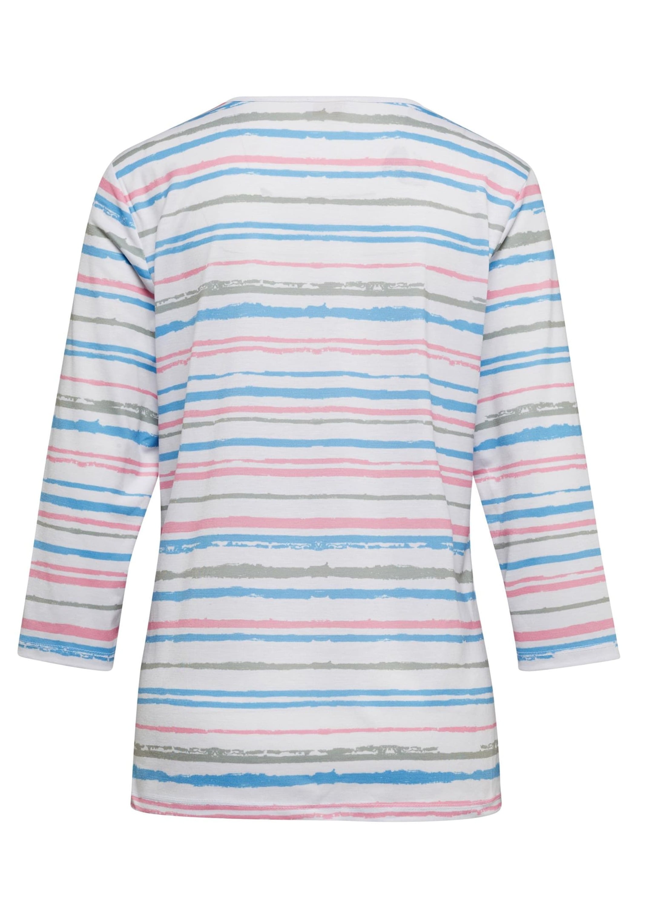 GOLDNER 3/4-Arm-Shirt »T-Shirt Pflegeleichtes Shirt in Ringeloptik«